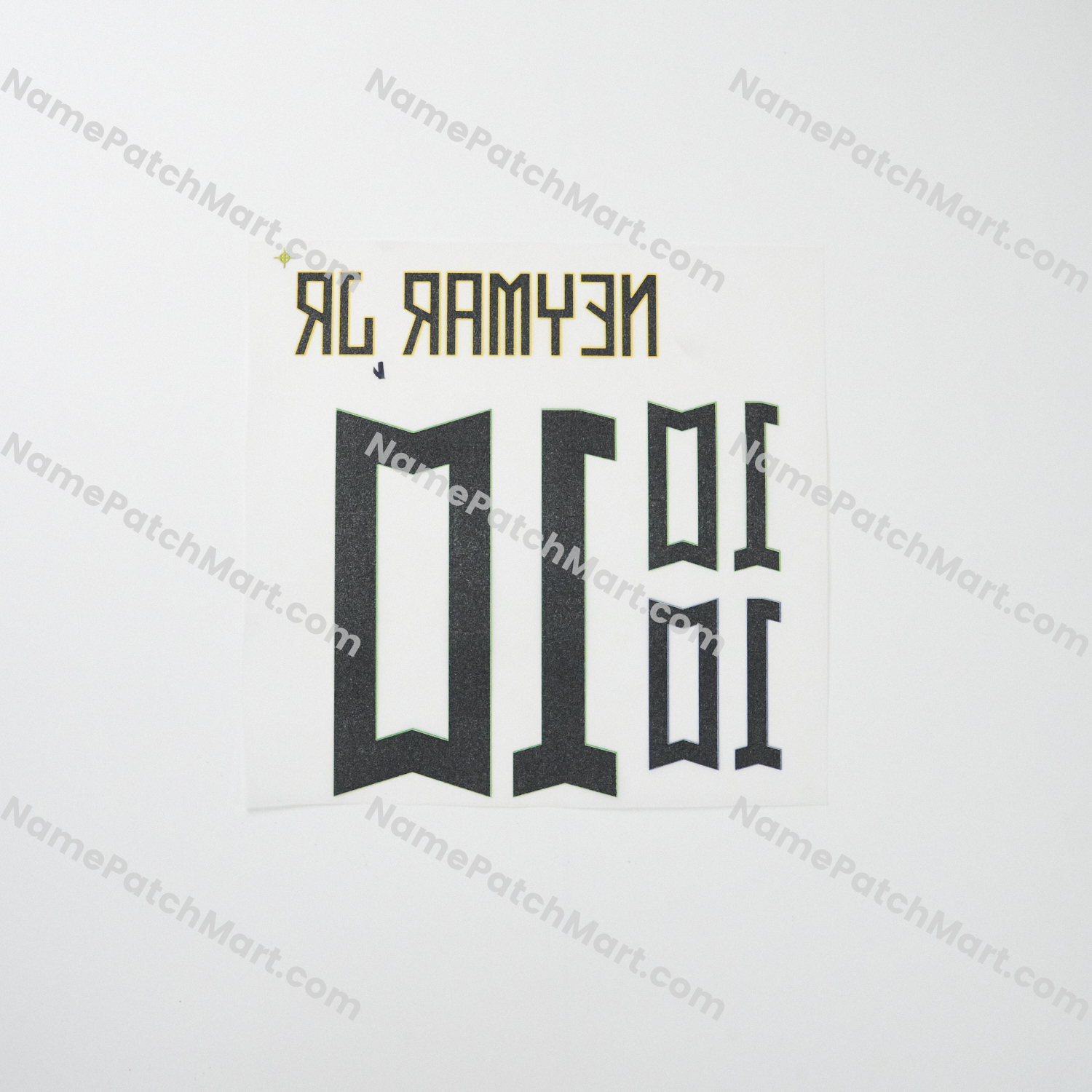 KIDS Neymar Jr #10 - Brazil 2022 Away  | Name Number Set - NamePatchMart.COM