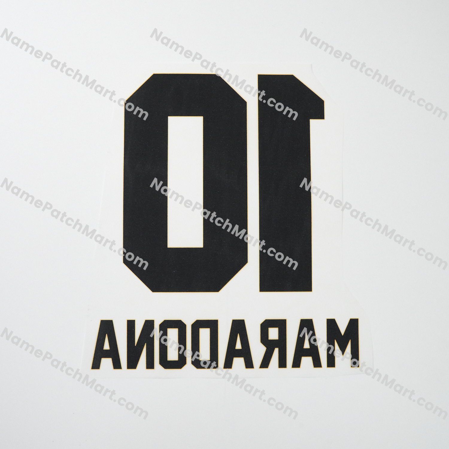 Maradona #10 - Boca Juniors 1995-98 Home  | Name Number Set - NamePatchMart.COM