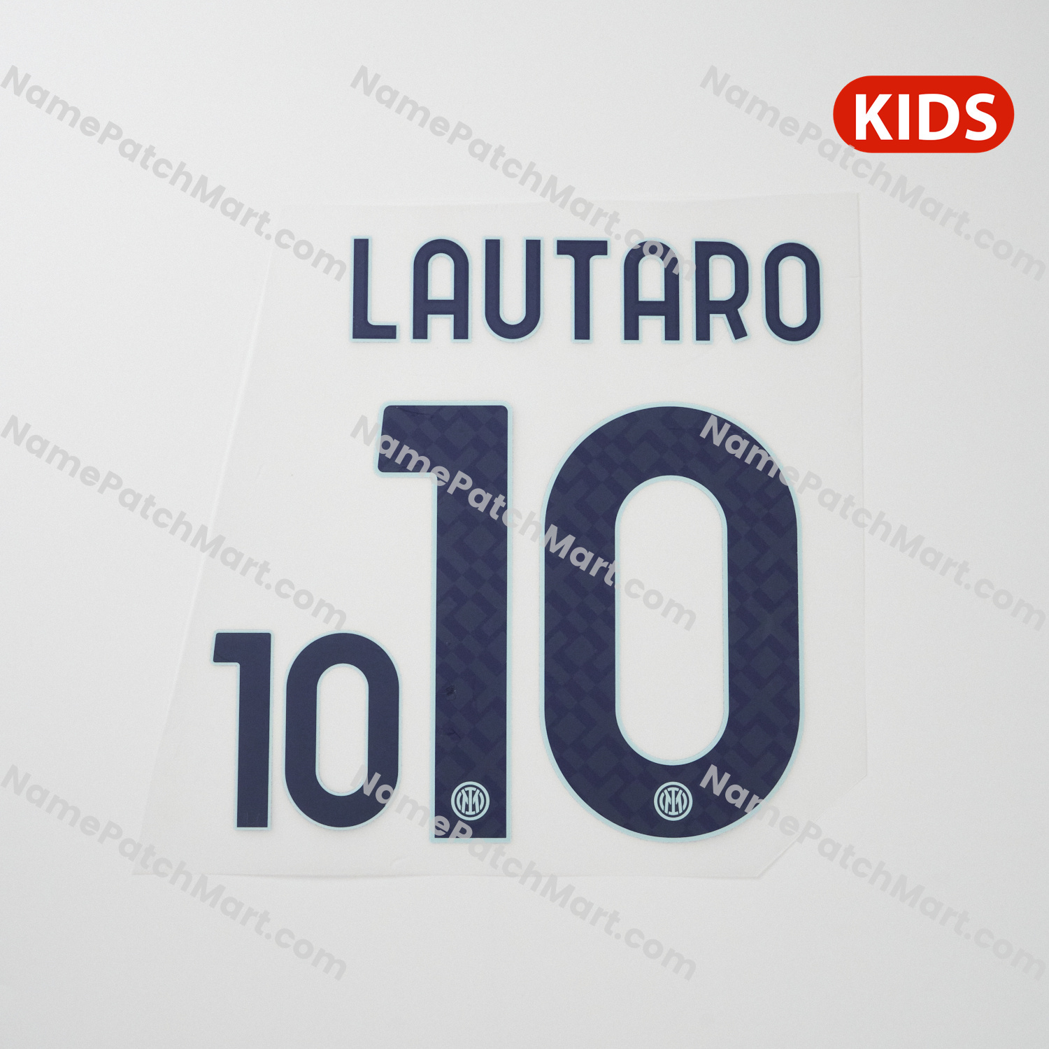 KIDS Lautaro #10 - Inter Milan 25-26 Away  | Name Number Set - NamePatchMart.COM