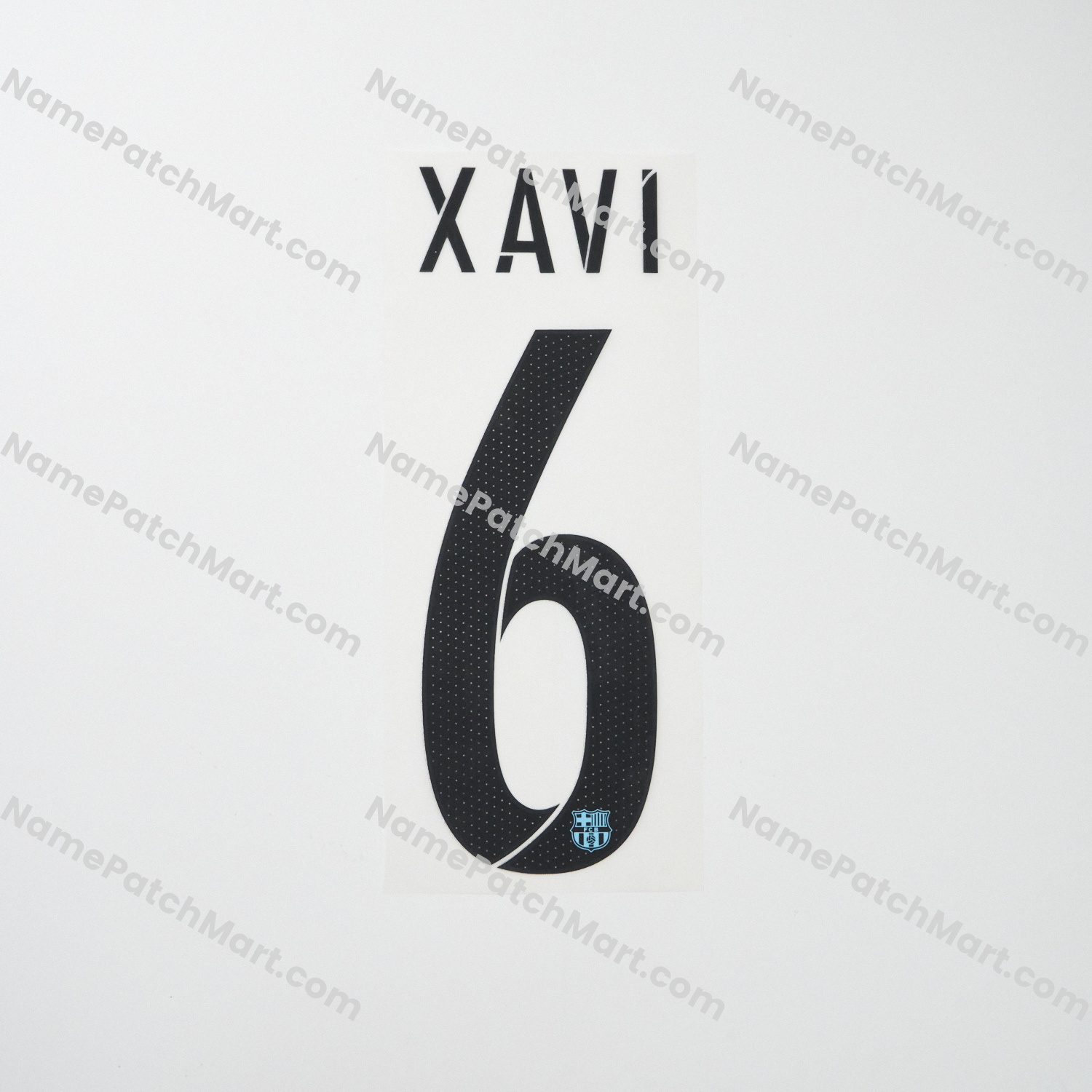 Xavi #6 - Barcelona 2015-16 Third  | Name Number Set - NamePatchMart.COM