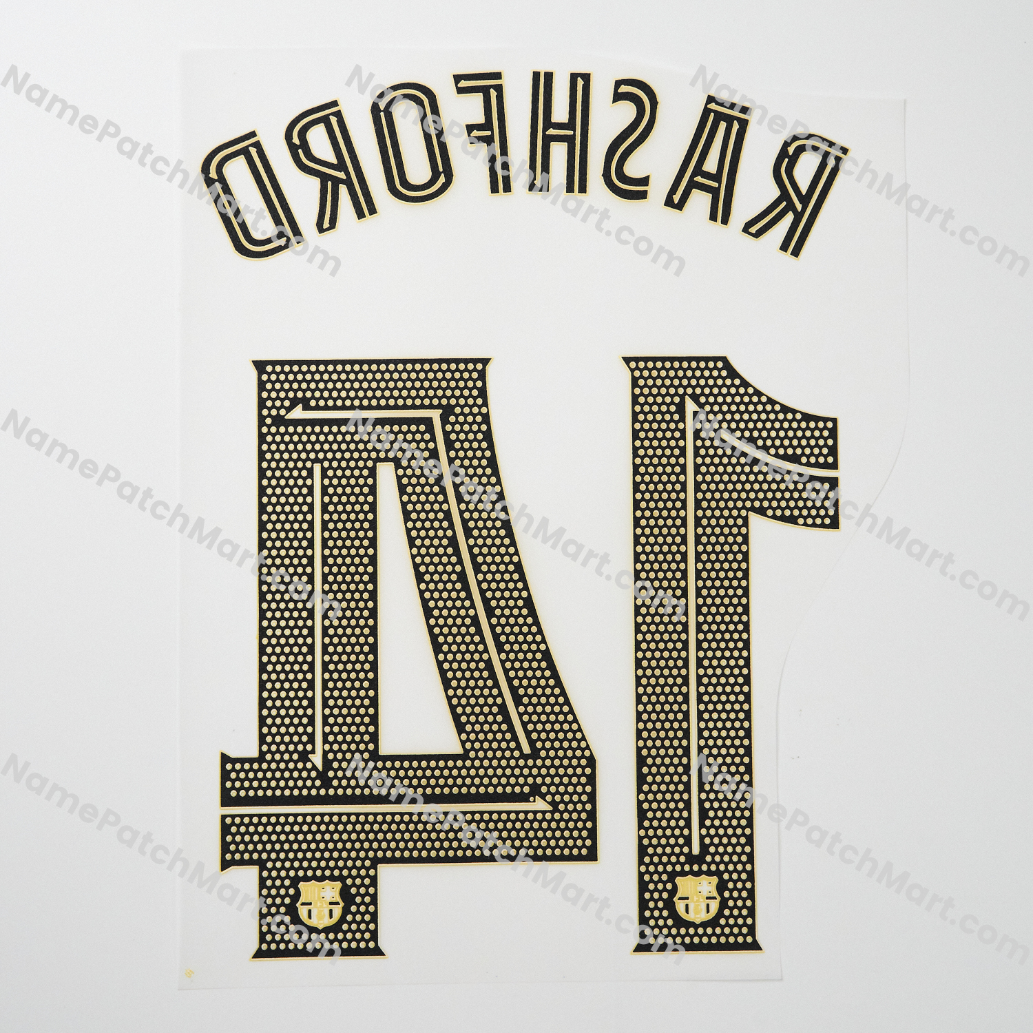 Rashford #14 (Champions League) - Barcelona 25-26 Home  | Name Number Set - NamePatchMart.COM