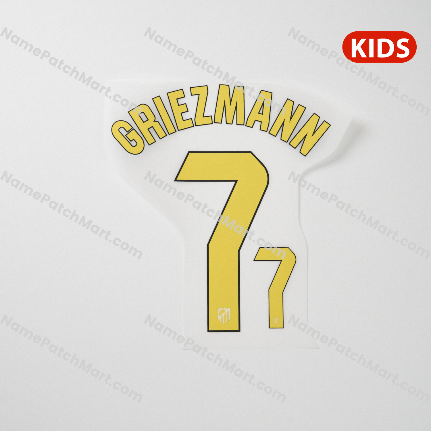 KIDS Griezmann #7 - Atletico Madrid 25-26 Away  | Name Number Set - NamePatchMart.COM