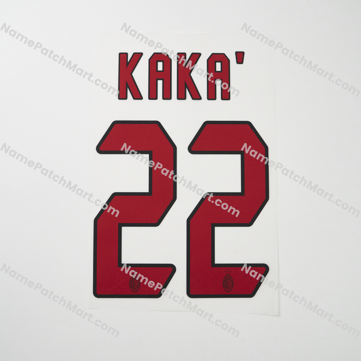 Kaka' #22 - AC Milan 2004-07 Away  | Name Number Set - NamePatchMart.COM