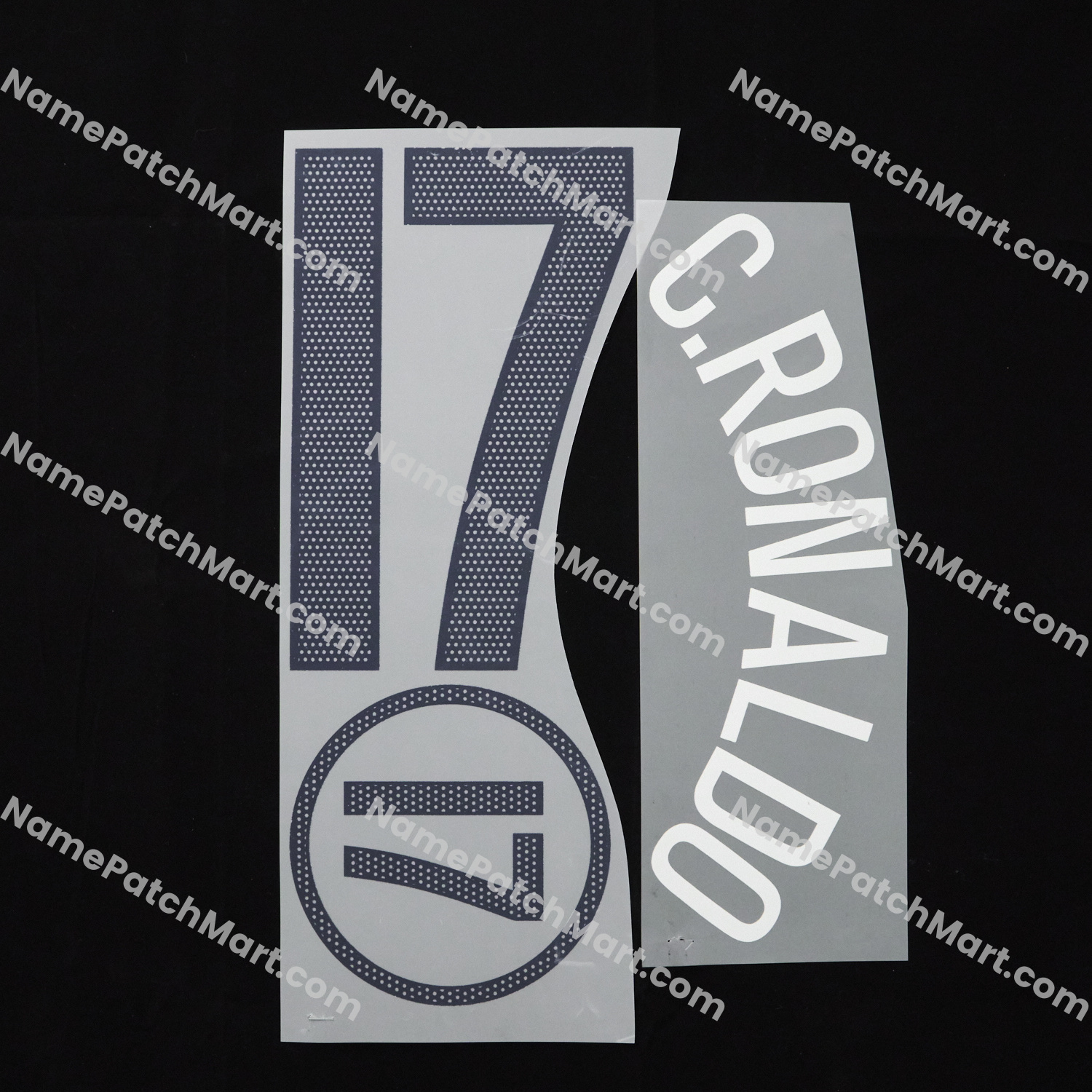 C.Ronaldo #17 - Portugal 2004 Away  | Name Number Set - NamePatchMart.COM