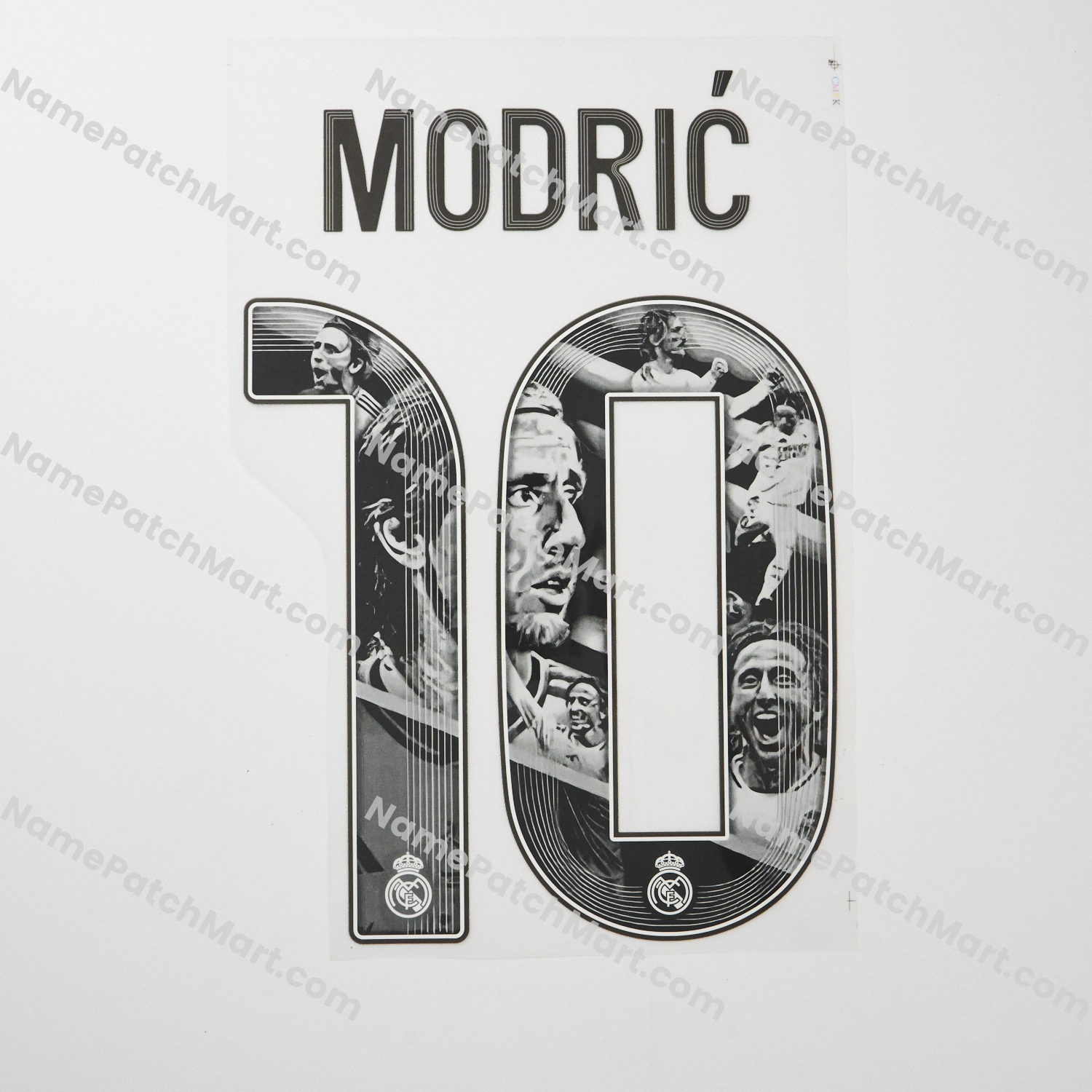 Modrić #10 - Real Madrid 25-26 Silhouette Special  | Name Number Set - NamePatchMart.COM