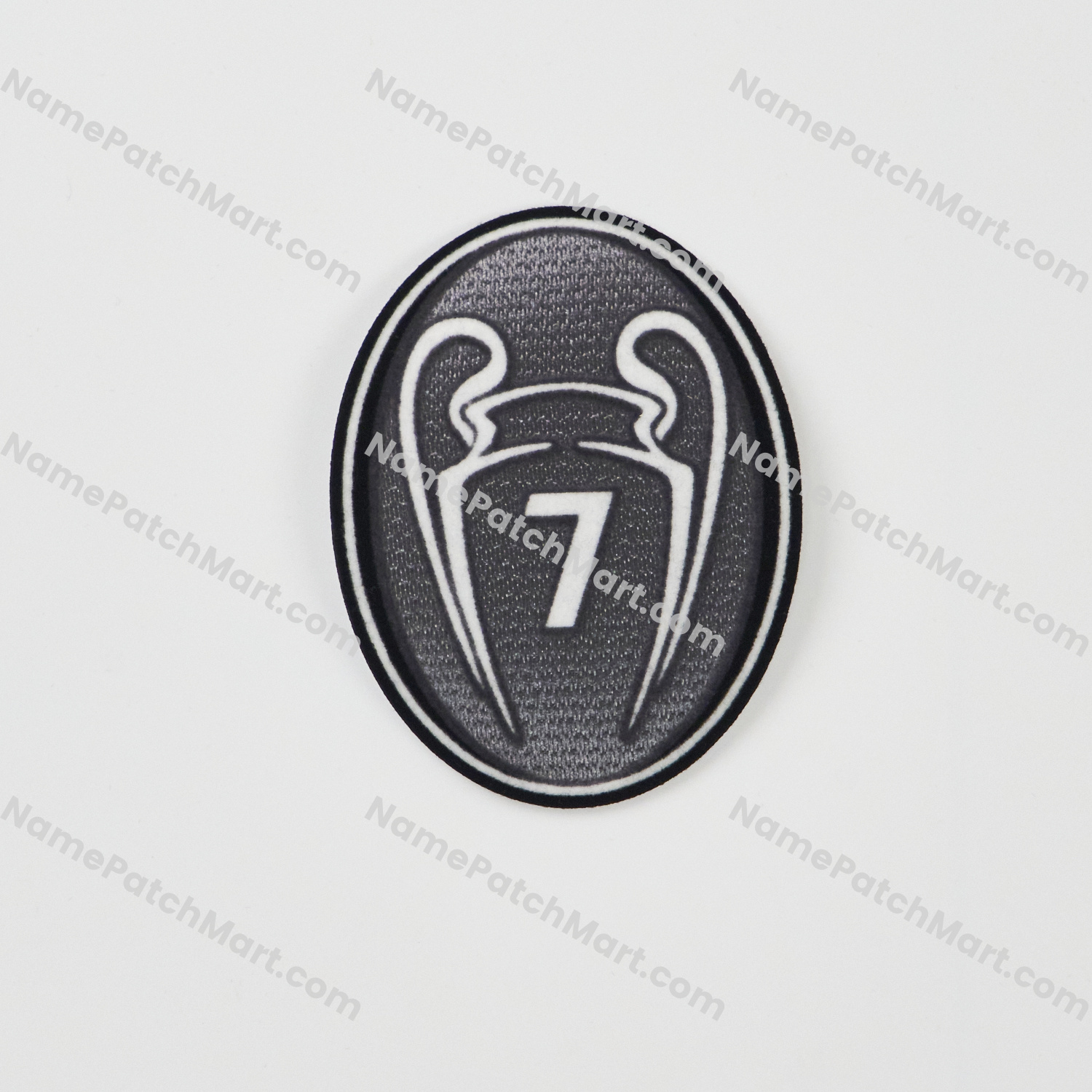 2012-13 Badge of Honour BOH 7 Winner Trophy Patch UEFA Champions League  | Name Number Set - NamePatchMart.COM