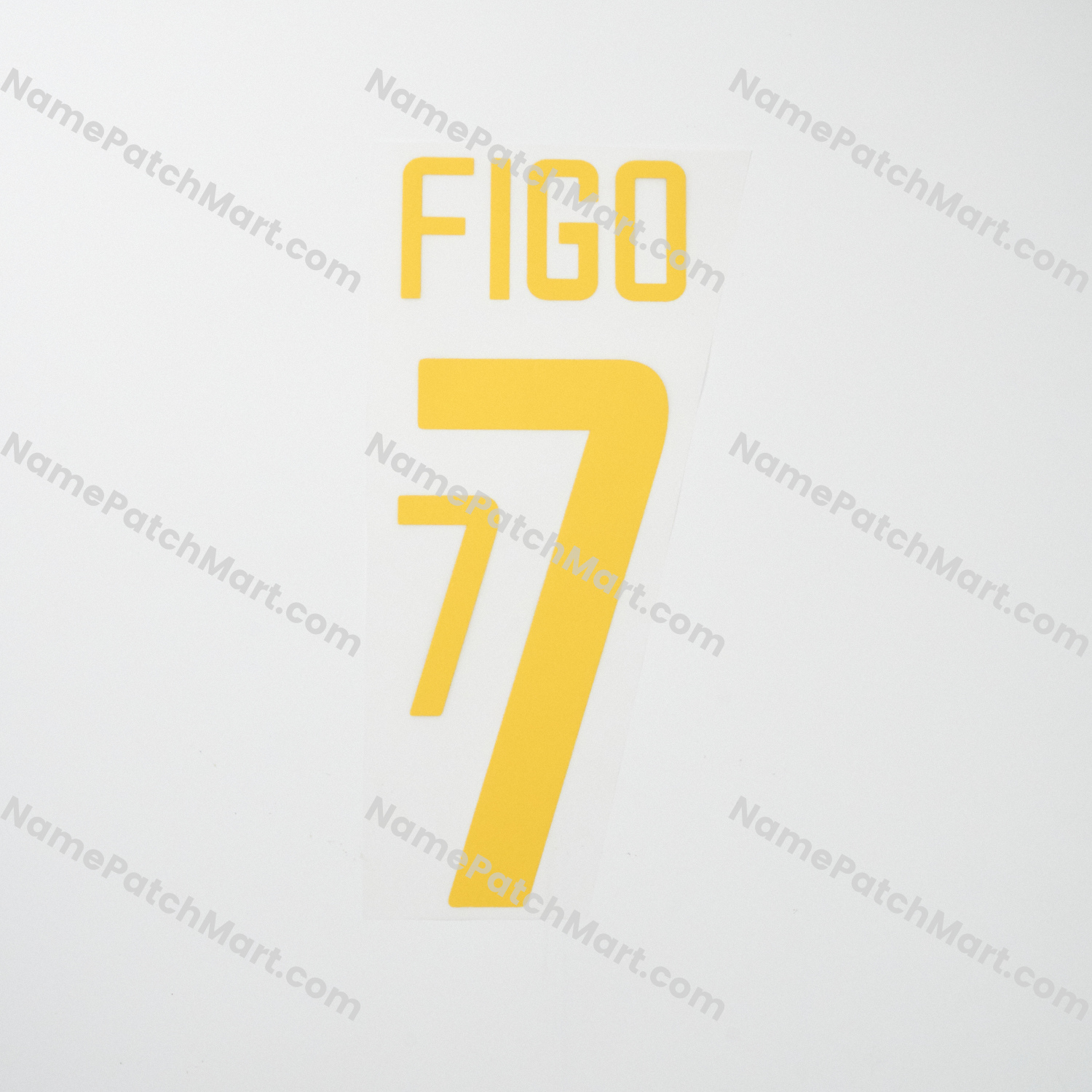 Figo #7 - Portugal 2002-03 Home  | Name Number Set - NamePatchMart.COM