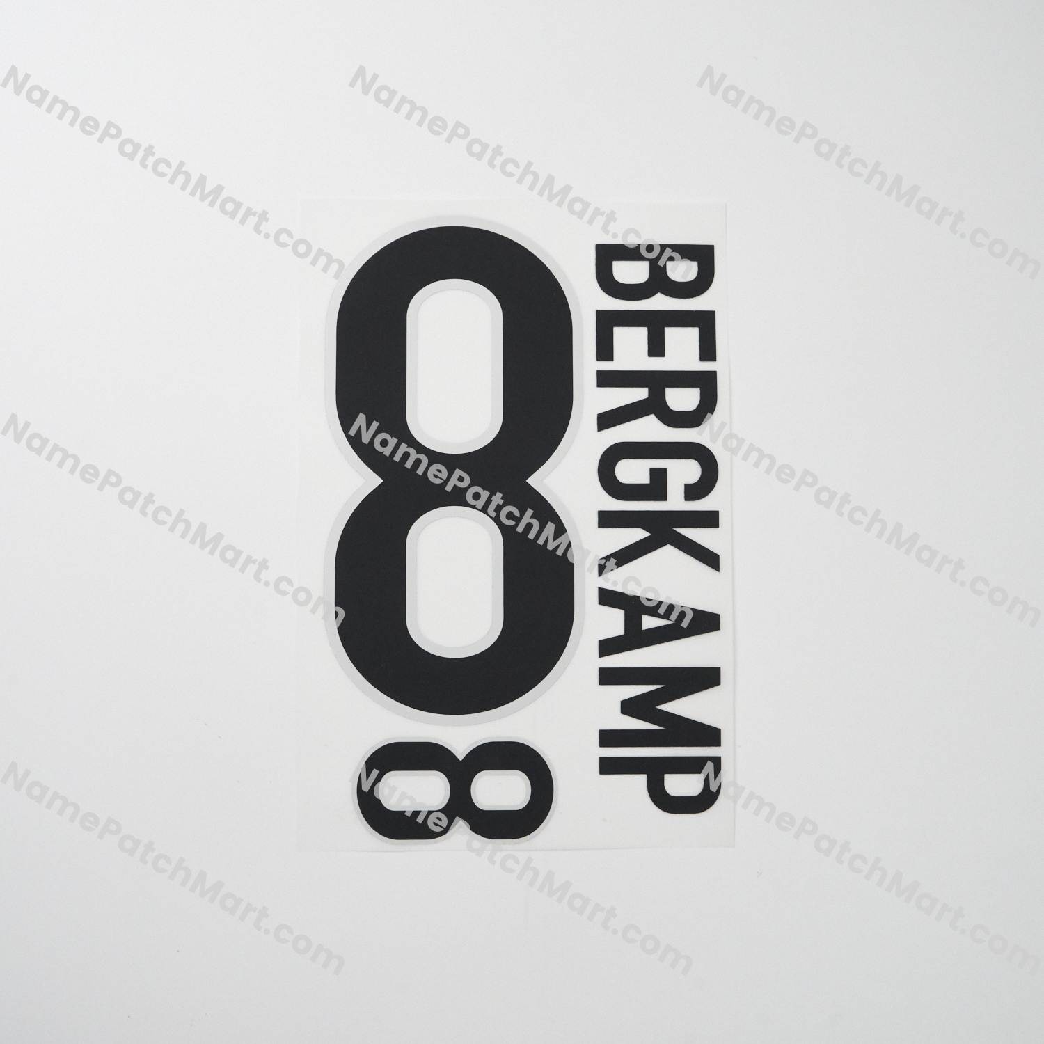 Bergkamp #8 - Netherlands 1998 Home  | Name Number Set - NamePatchMart.COM