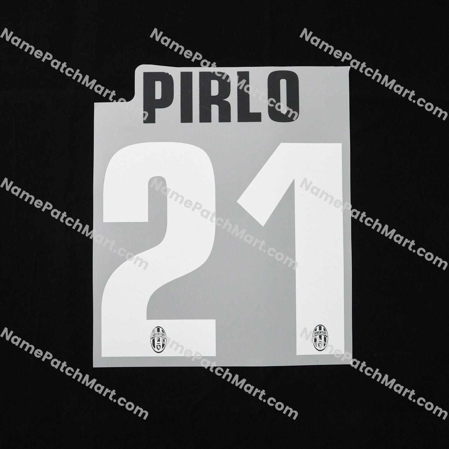 Pirlo #21 - Juventus 2012-13 Home  | Name Number Set - NamePatchMart.COM