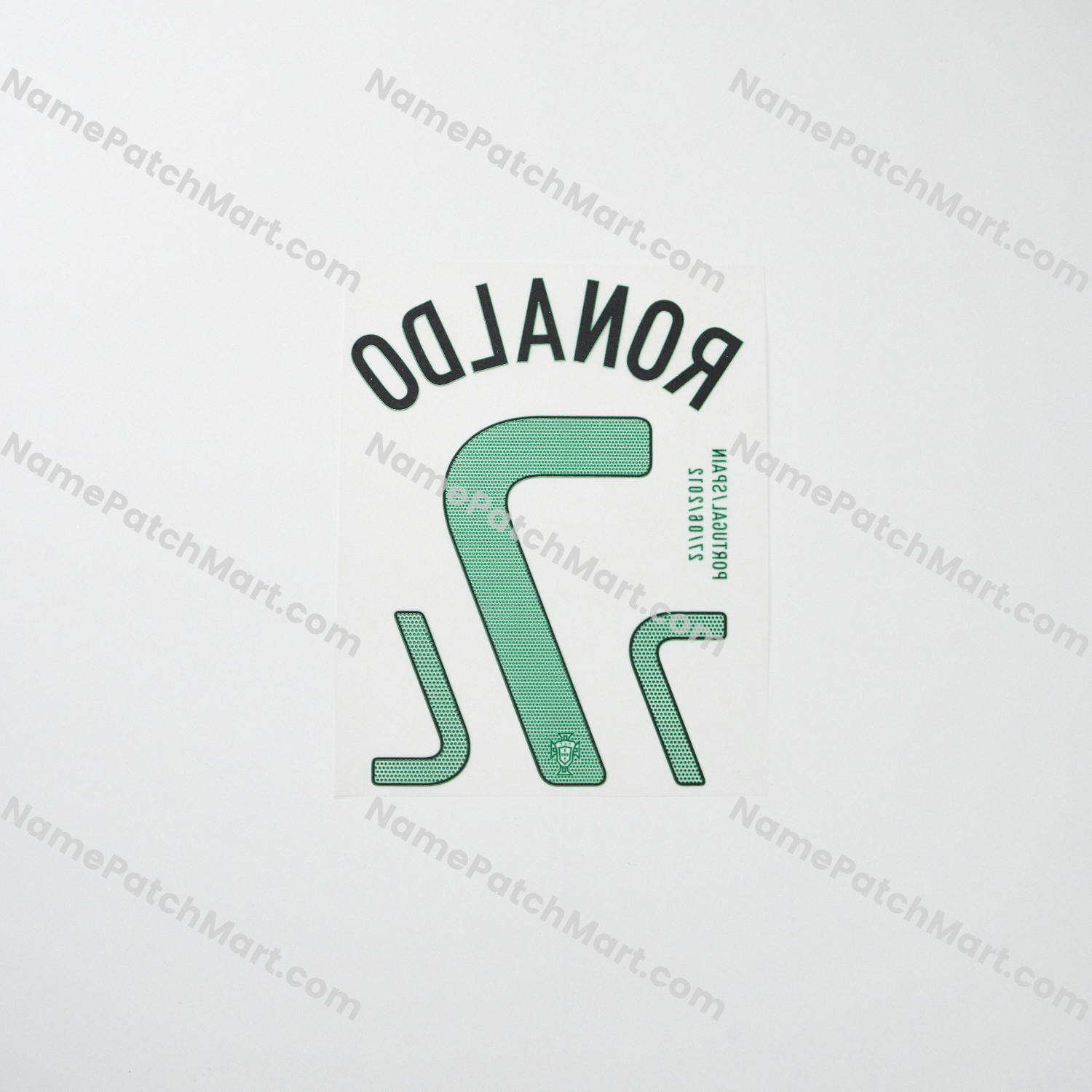 KIDS Ronaldo #7 - Portugal 2012 Away  | Name Number Set - NamePatchMart.COM