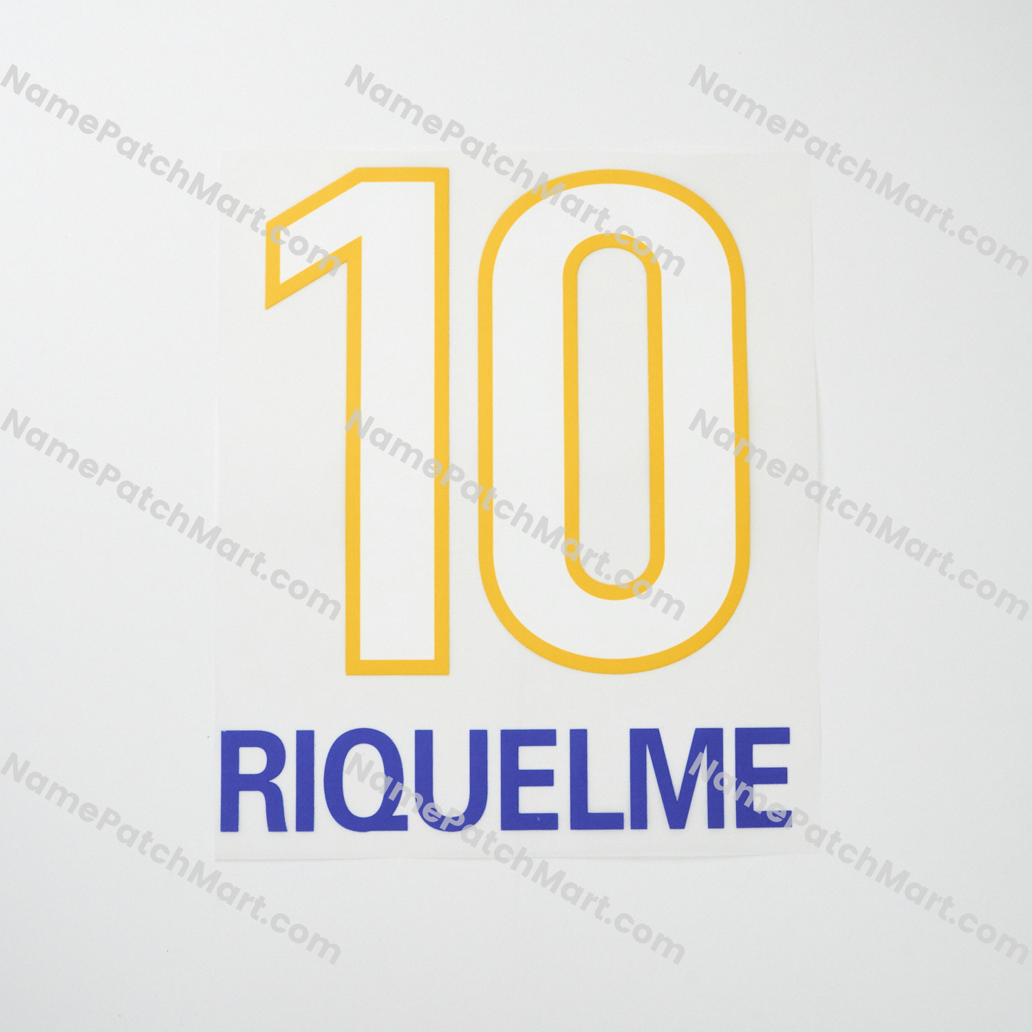 Riquelme #10 - Boca Juniors 2001-03 Away  | Name Number Set - NamePatchMart.COM