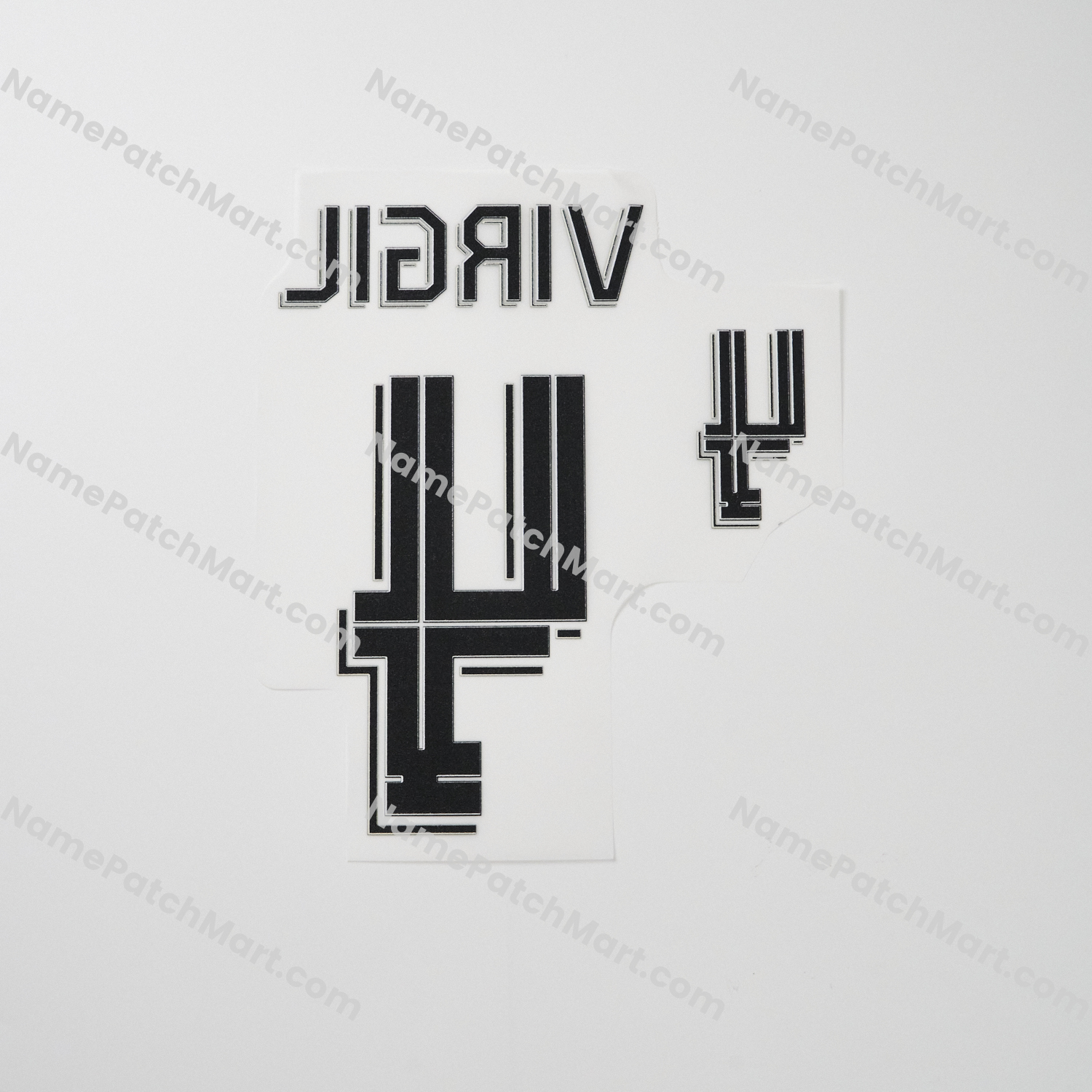 KIDS Virgil #4 (Champions League) - Liverpool 25-26 Away  | Name Number Set - NamePatchMart.COM