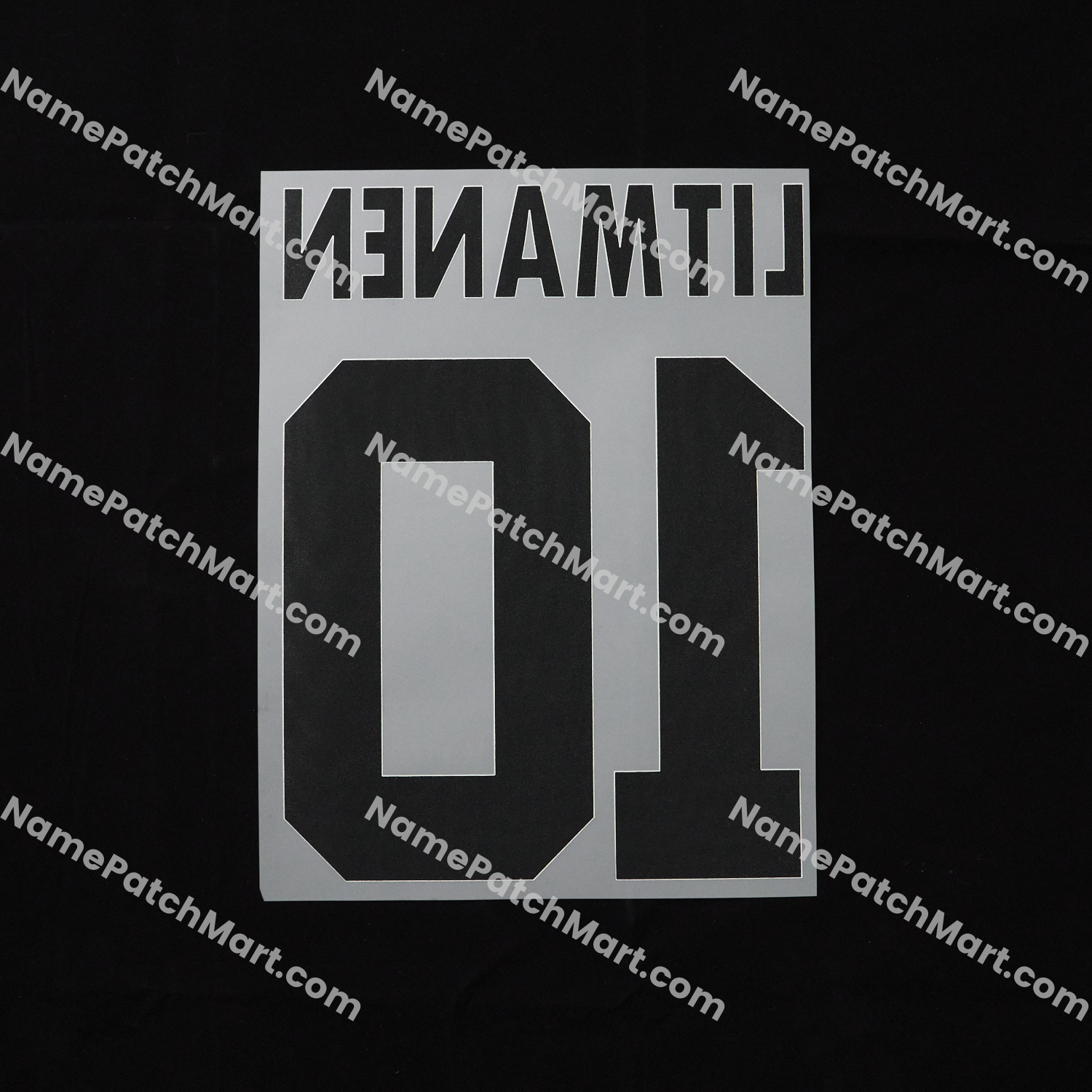 Litmanen #10 - Ajax 1994-95 Away  | Name Number Set - NamePatchMart.COM