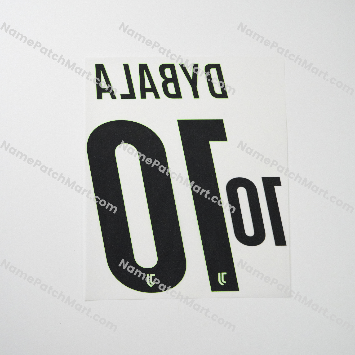Dybala #10 - Juventus 2019-20 Special - Green  | Name Number Set - NamePatchMart.COM
