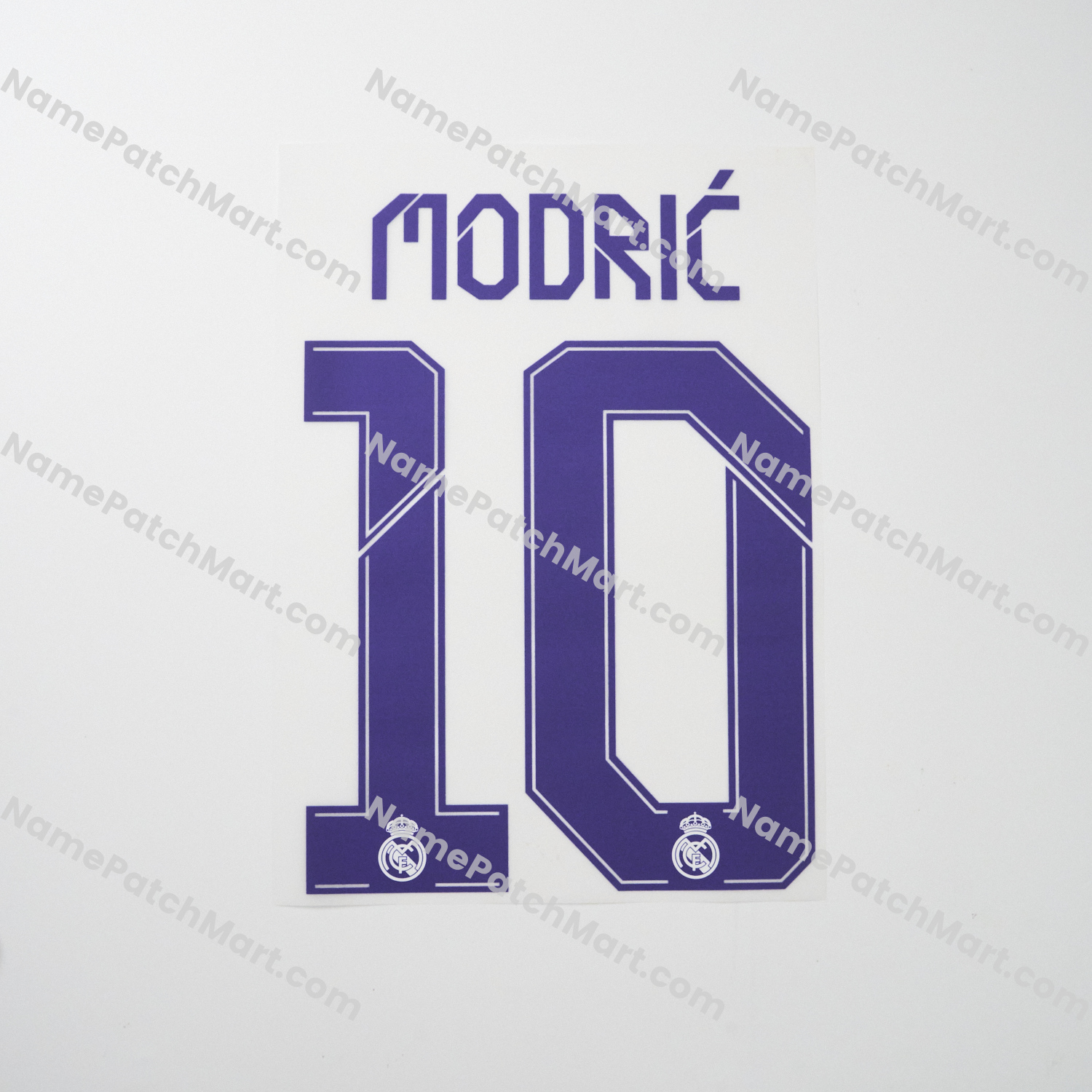 Modrić #10 (Champions League) - Real Madrid 2021-22 Home  | Name Number Set - NamePatchMart.COM