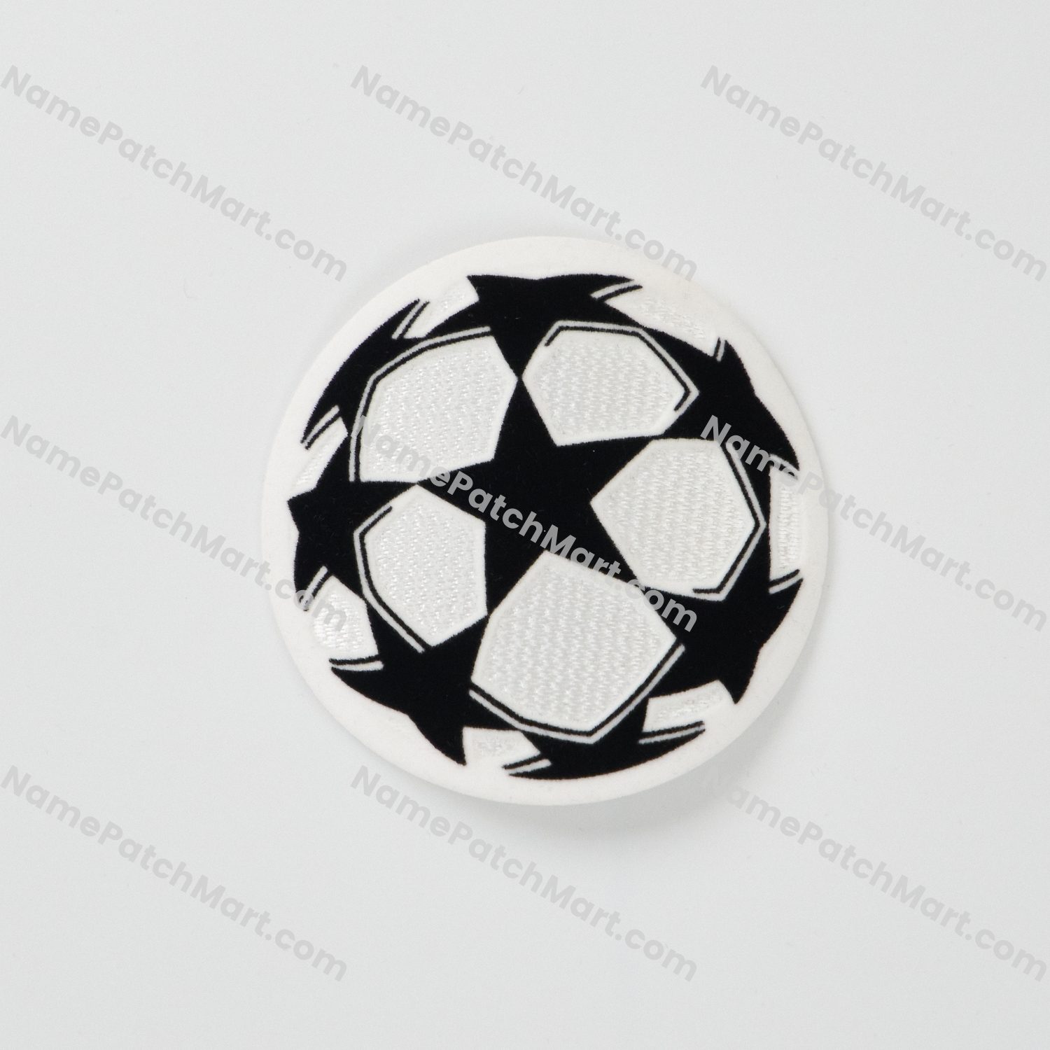 Retro 2007-08 UCL Starball Patch  | Name Number Set - NamePatchMart.COM