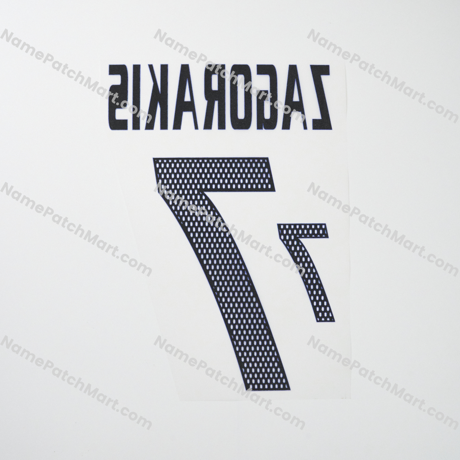 Zagorakis #7 - Greece 2004 Away (include Shorts Number)  | Name Number Set - NamePatchMart.COM