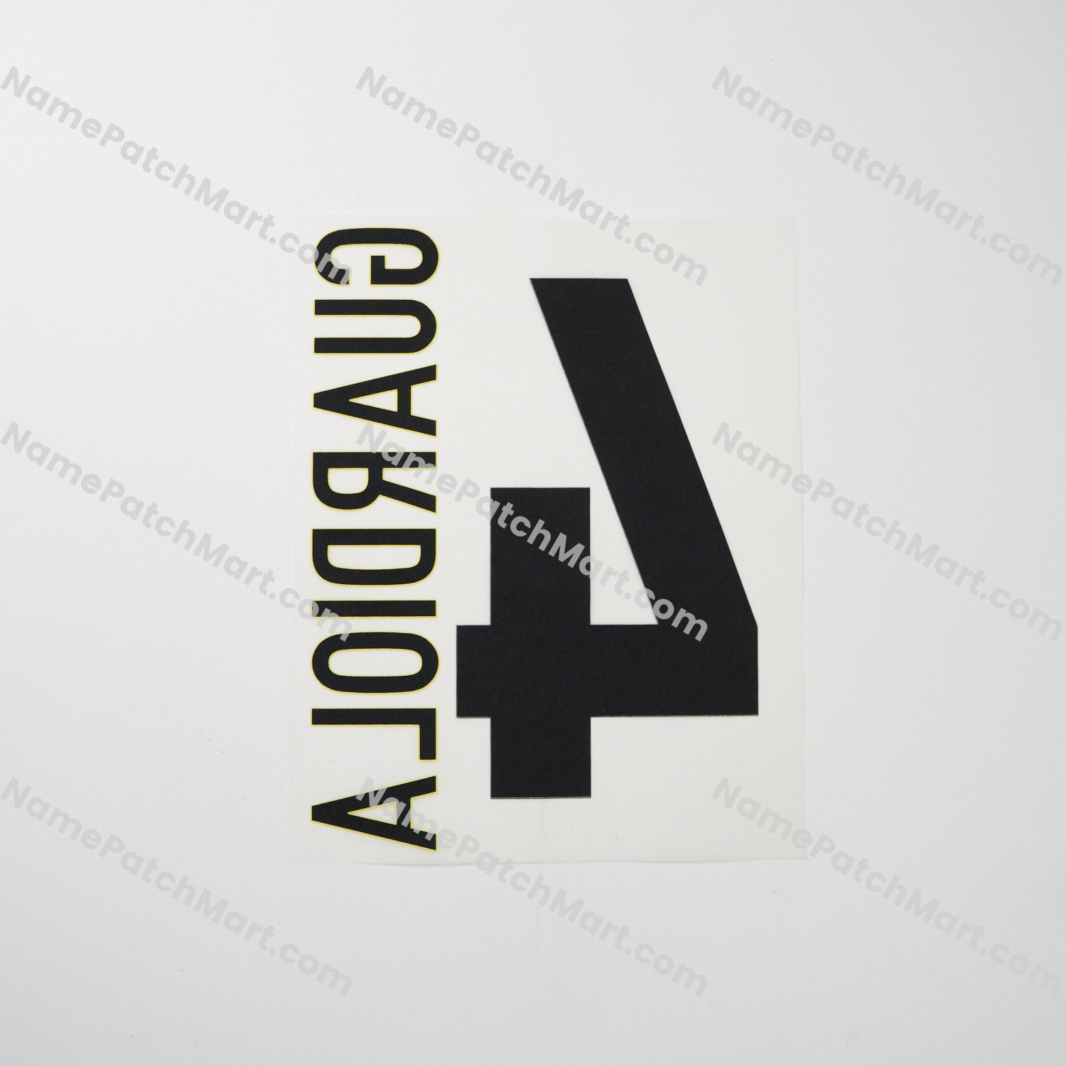 Guardiola #4 - Barcelona 1998-99 Home  | Name Number Set - NamePatchMart.COM