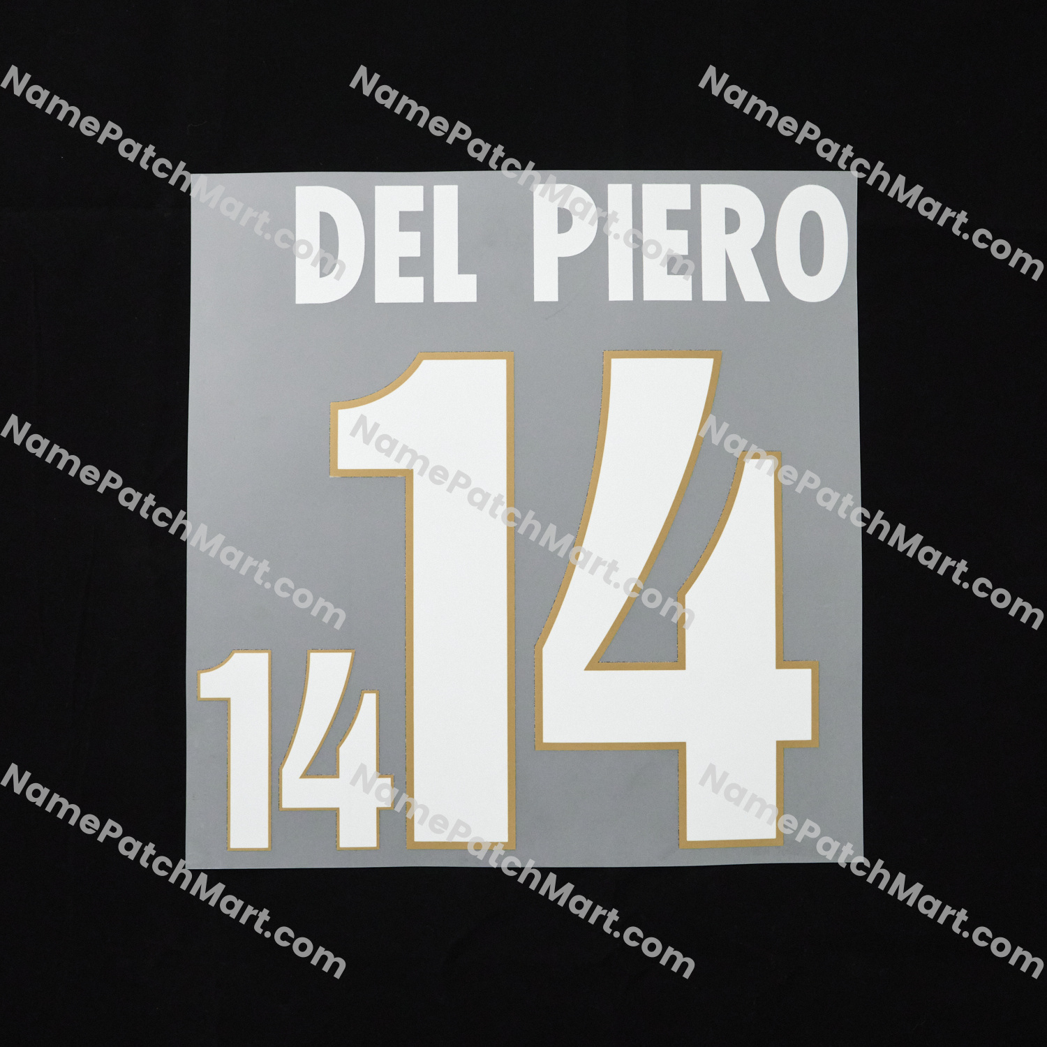 Del Piero #14 - Italy 1996 Home  | Name Number Set - NamePatchMart.COM