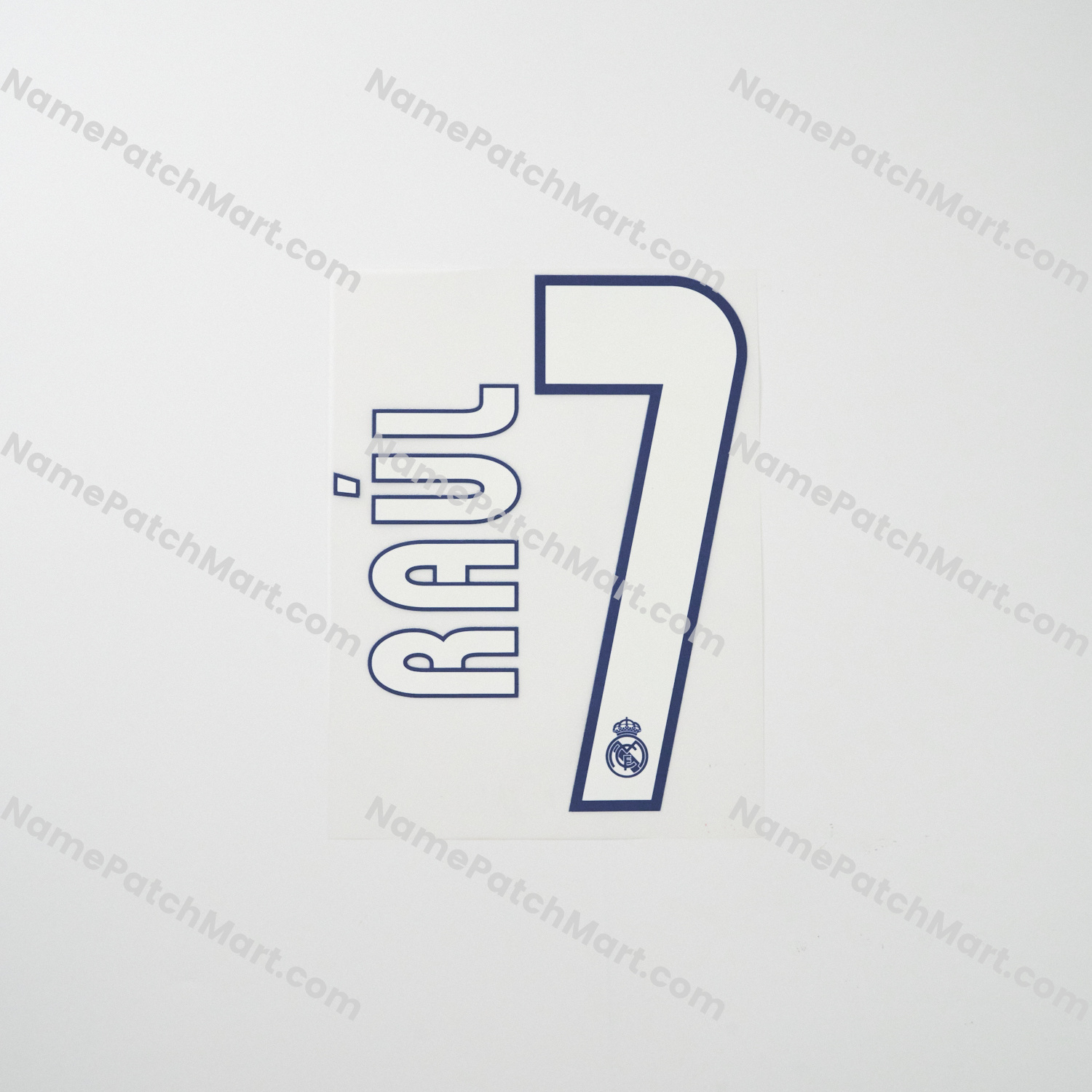 Raúl #7 - Real Madrid 2003-05 Away  | Name Number Set - NamePatchMart.COM