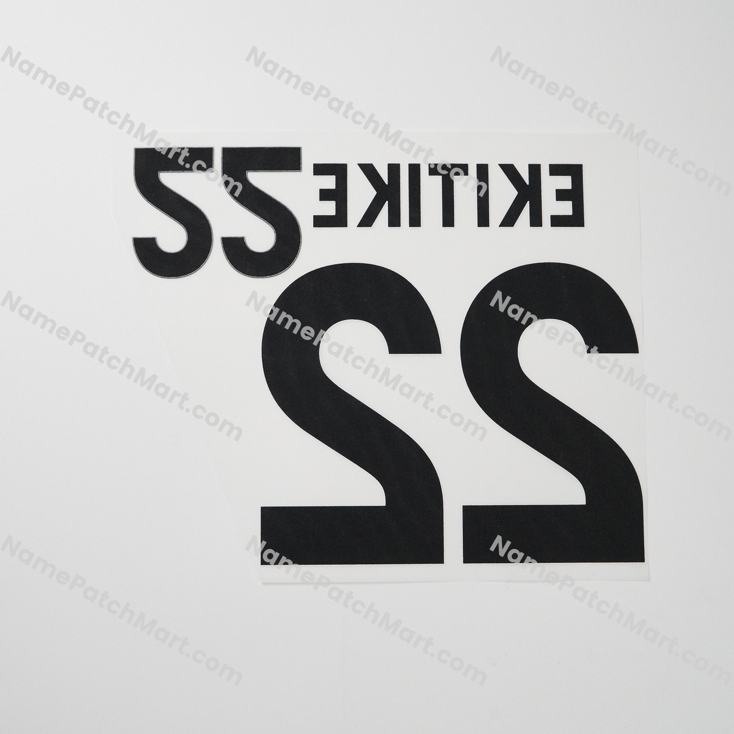 KIDS Ekitike #22 (Premier League) - Liverpool 25-26 Away  | Name Number Set - NamePatchMart.COM