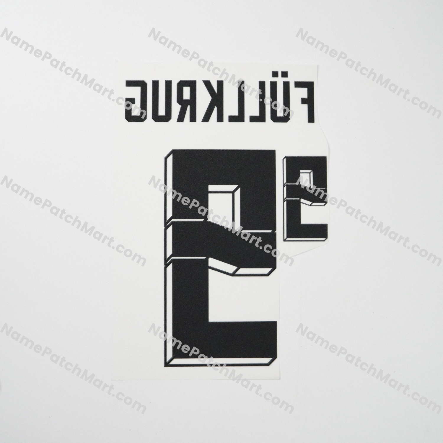 Füllkrug #9 - Germany 2024 Home  | Name Number Set - NamePatchMart.COM