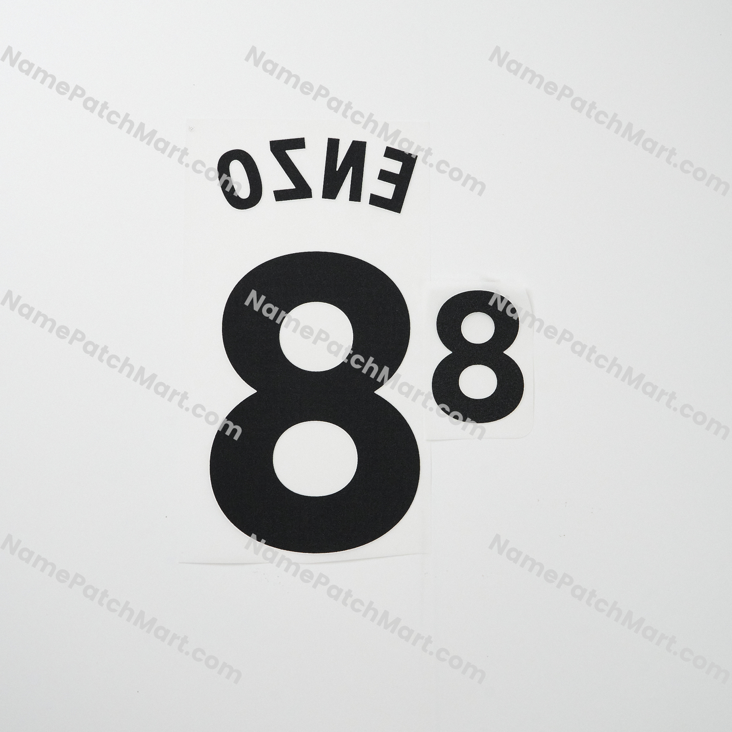 KIDS Enzo #8 (Premier League) - Chelsea 25-26 Away  | Name Number Set - NamePatchMart.COM