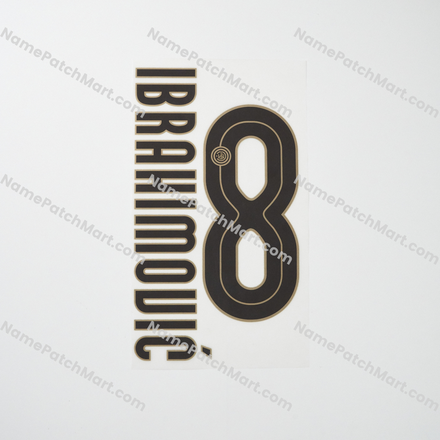Ibrahimović #8 - Inter Milan 2008-09 Away  | Name Number Set - NamePatchMart.COM