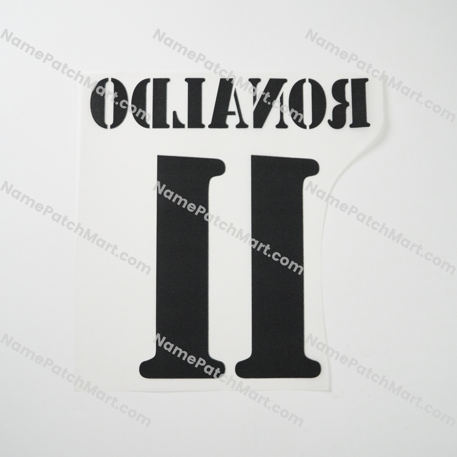 Ronaldo #11 - Real Madrid 2001-03 Home  | Name Number Set - NamePatchMart.COM