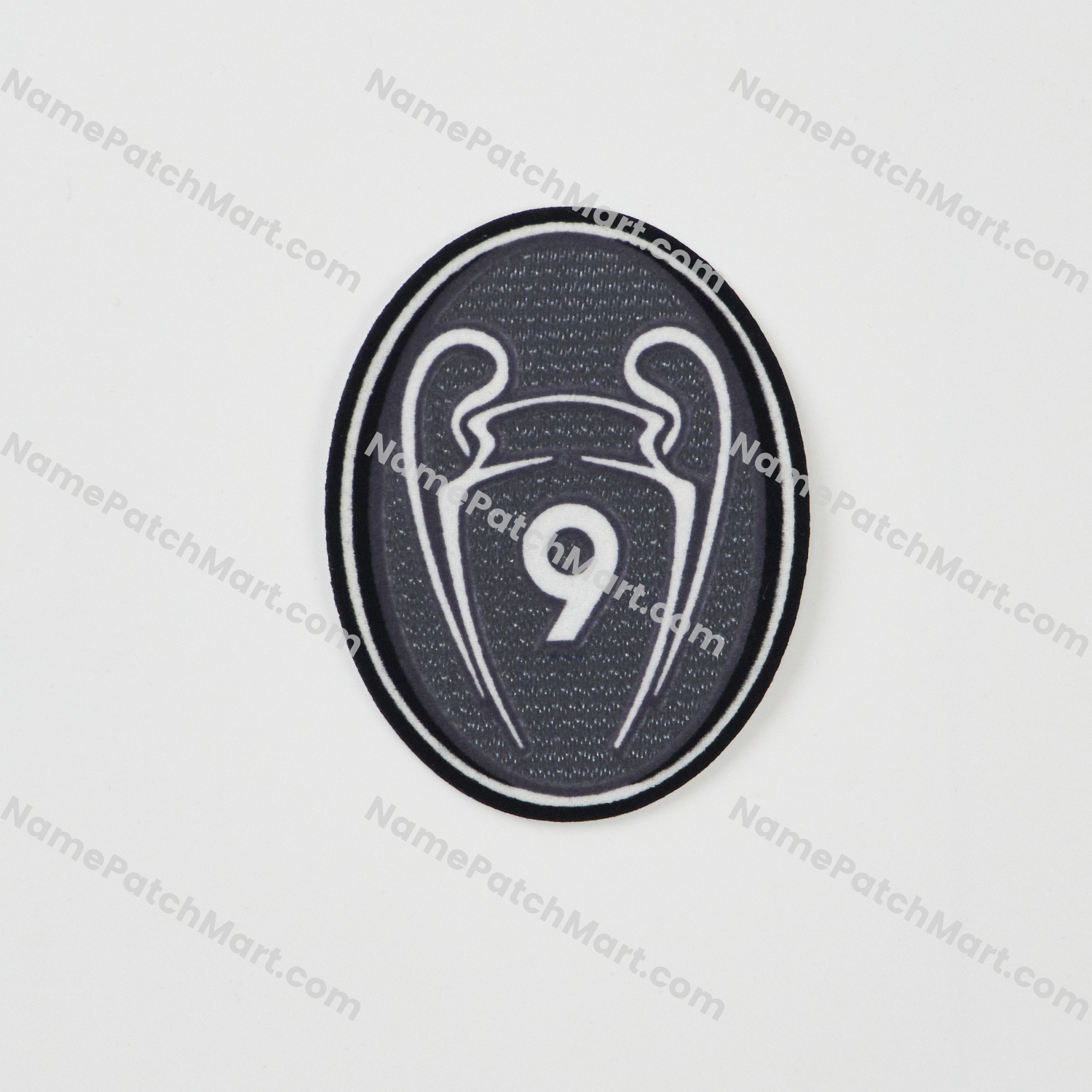 2013-14 Badge of Honour BOH 9 Winner Trophy Patch UEFA Champions League  | Name Number Set - NamePatchMart.COM