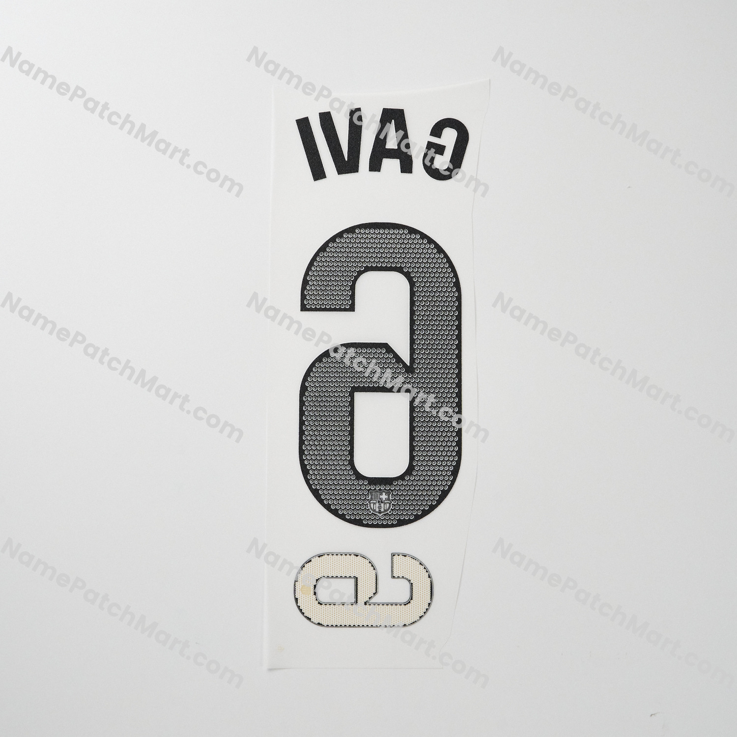 Gavi #6 (La Liga) - Barcelona 25-26 Away KIDS  | Name Number Set - NamePatchMart.COM
