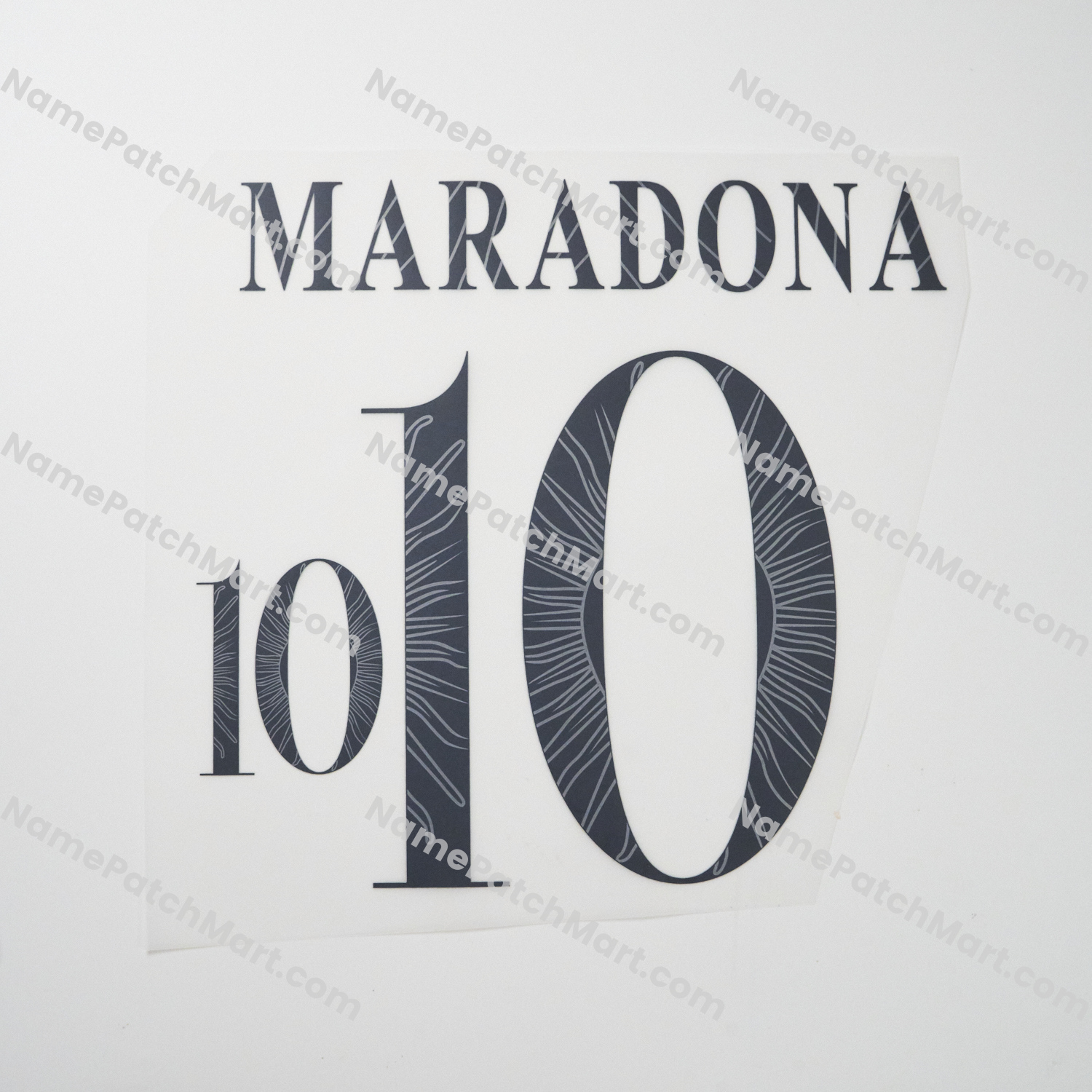Maradona #10 - Argentina 2022-23 Anniversary Home  | Name Number Set - NamePatchMart.COM