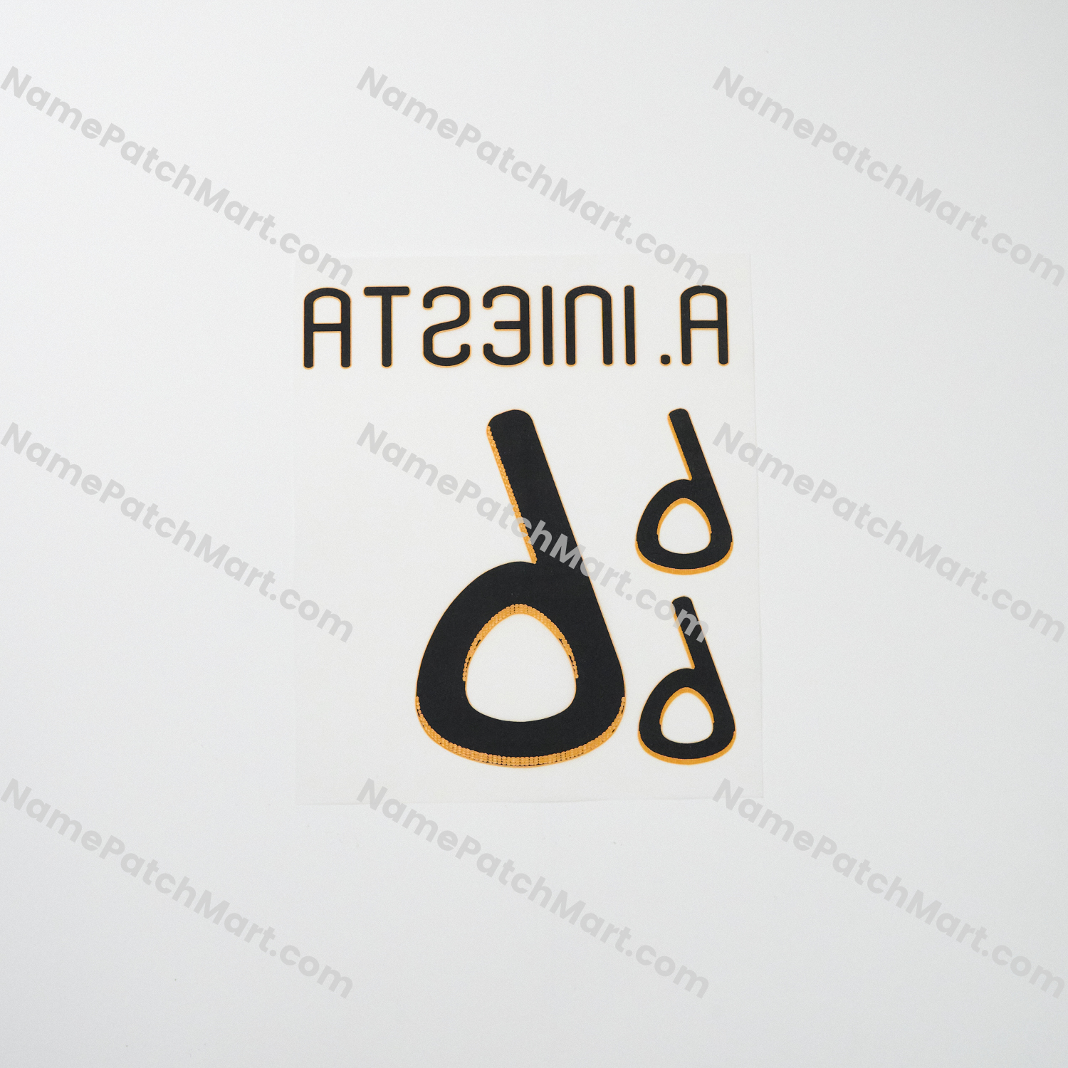 KIDS A.Iniesta #6 - Spain 2010 Home  | Name Number Set - NamePatchMart.COM