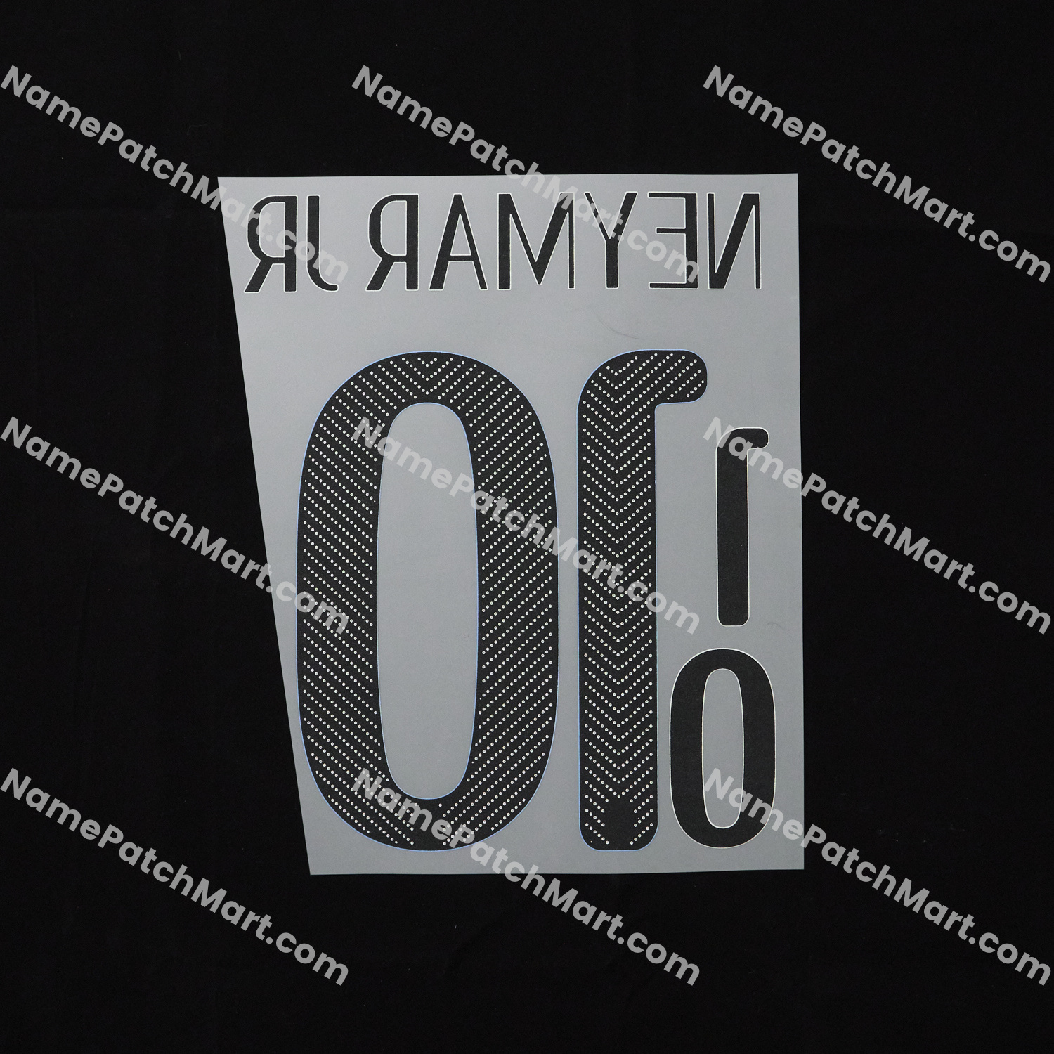 Neymar Jr #10 - Brazil 2014 Away  | Name Number Set - NamePatchMart.COM