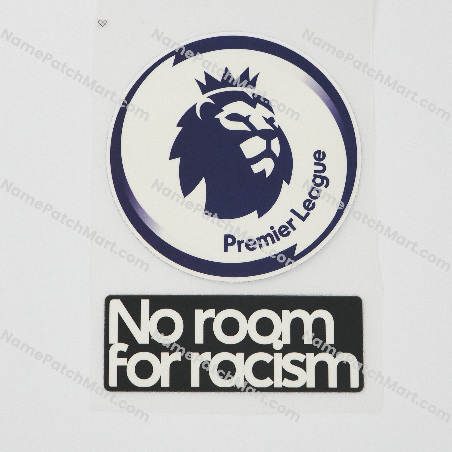 Retro 2019-23 Premier League + No Room For Racism Players Patch Set  | Name Number Set - NamePatchMart.COM
