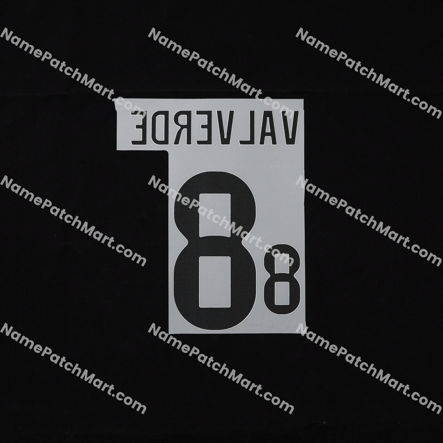 KIDS Valverde #8 (Champions League) - Real Madrid 25-26 Third  | Name Number Set - NamePatchMart.COM