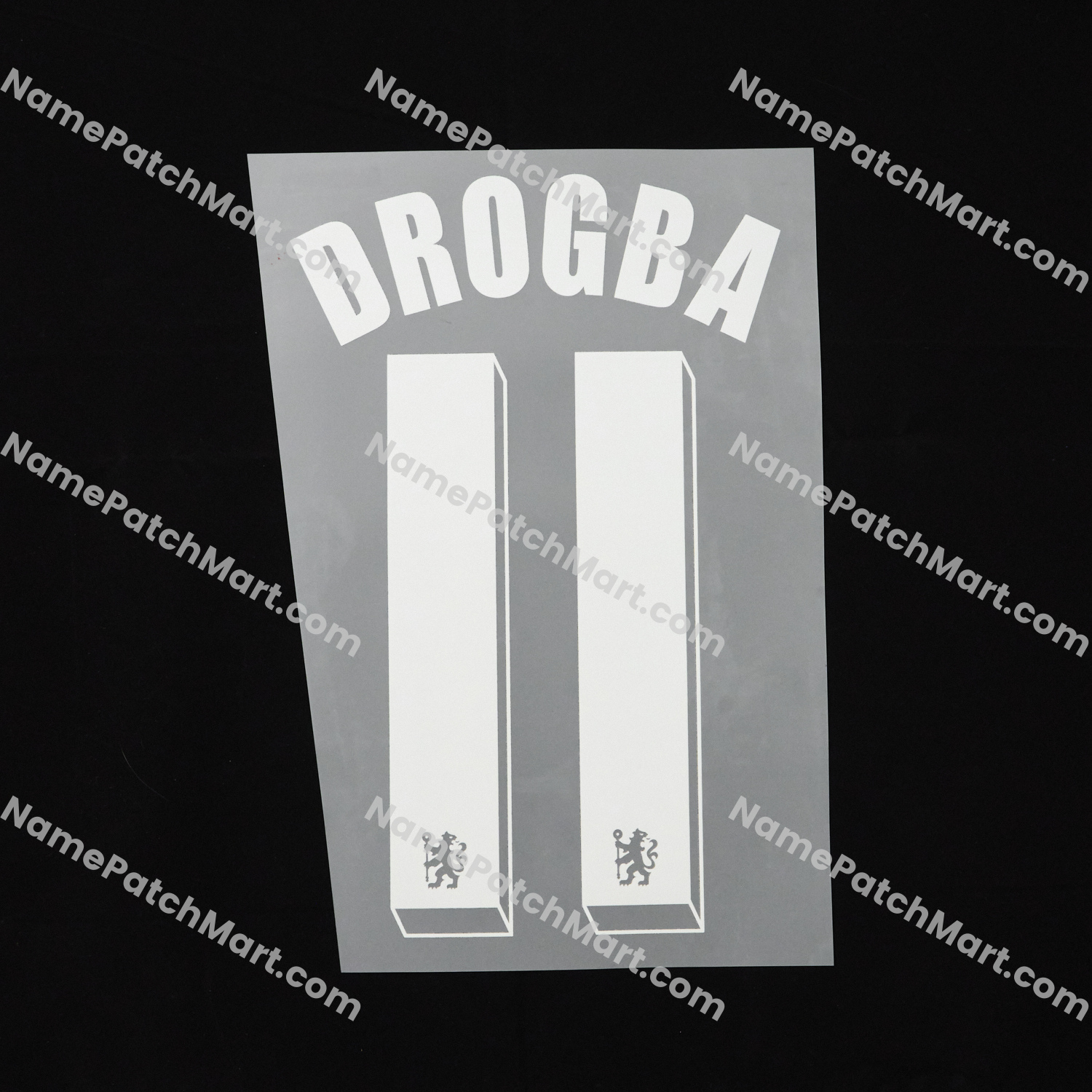 Drogba #11 (Champions League) - Chelsea 2011-12 Home  | Name Number Set - NamePatchMart.COM