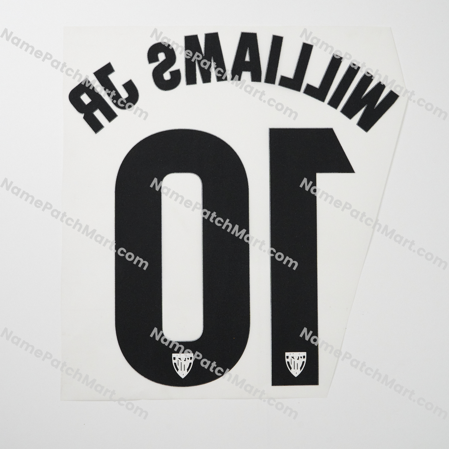 Williams JR #10 (La Liga) - Athletic Bilbao 25-26 Home  | Name Number Set - NamePatchMart.COM