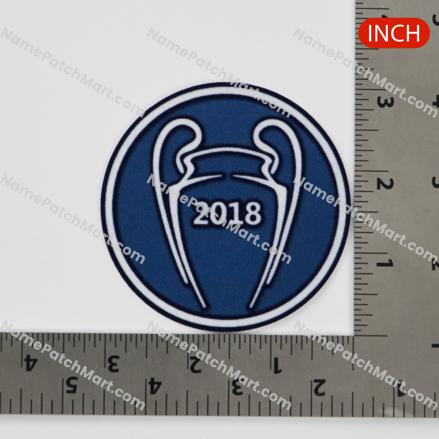 2018-19 Real Madrid UEFA Champions League 'Winners 2018' Patch  | Name Number Set - NamePatchMart.COM