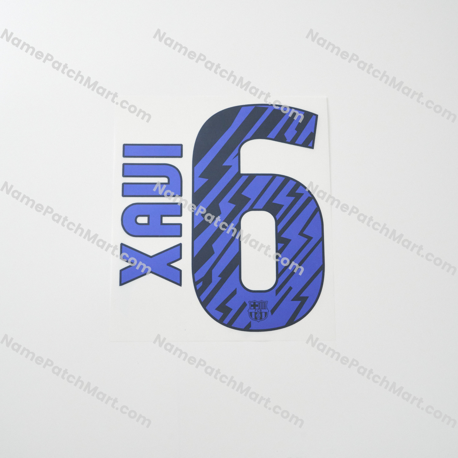 Xavi #6 - Retro Barcelona 2010-11 Away  | Name Number Set - NamePatchMart.COM
