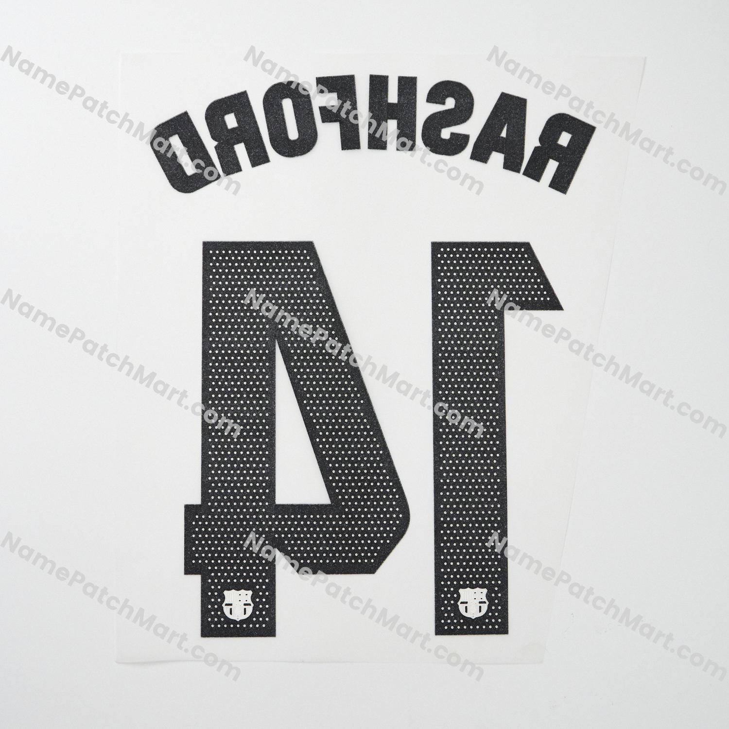Rashford #14 (La Liga) - Barcelona 25-26 Third  | Name Number Set - NamePatchMart.COM