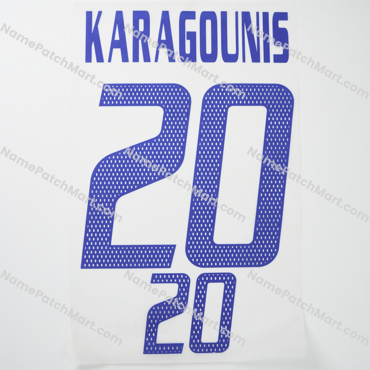 Karagounis #20 - Greece 2004 Away (include Shorts Number)  | Name Number Set - NamePatchMart.COM