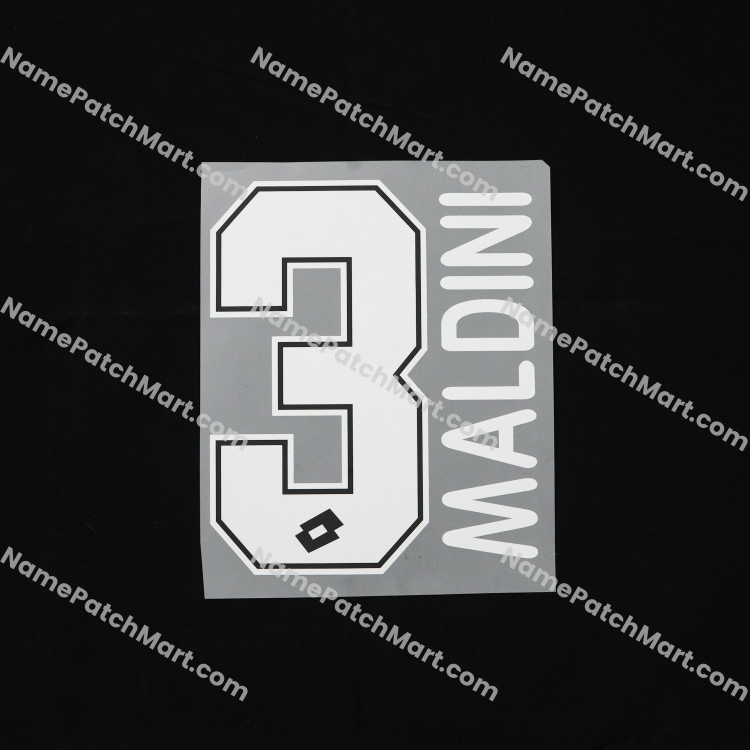 Maldini #3 - AC Milan 1995-98 Home  | Name Number Set - NamePatchMart.COM