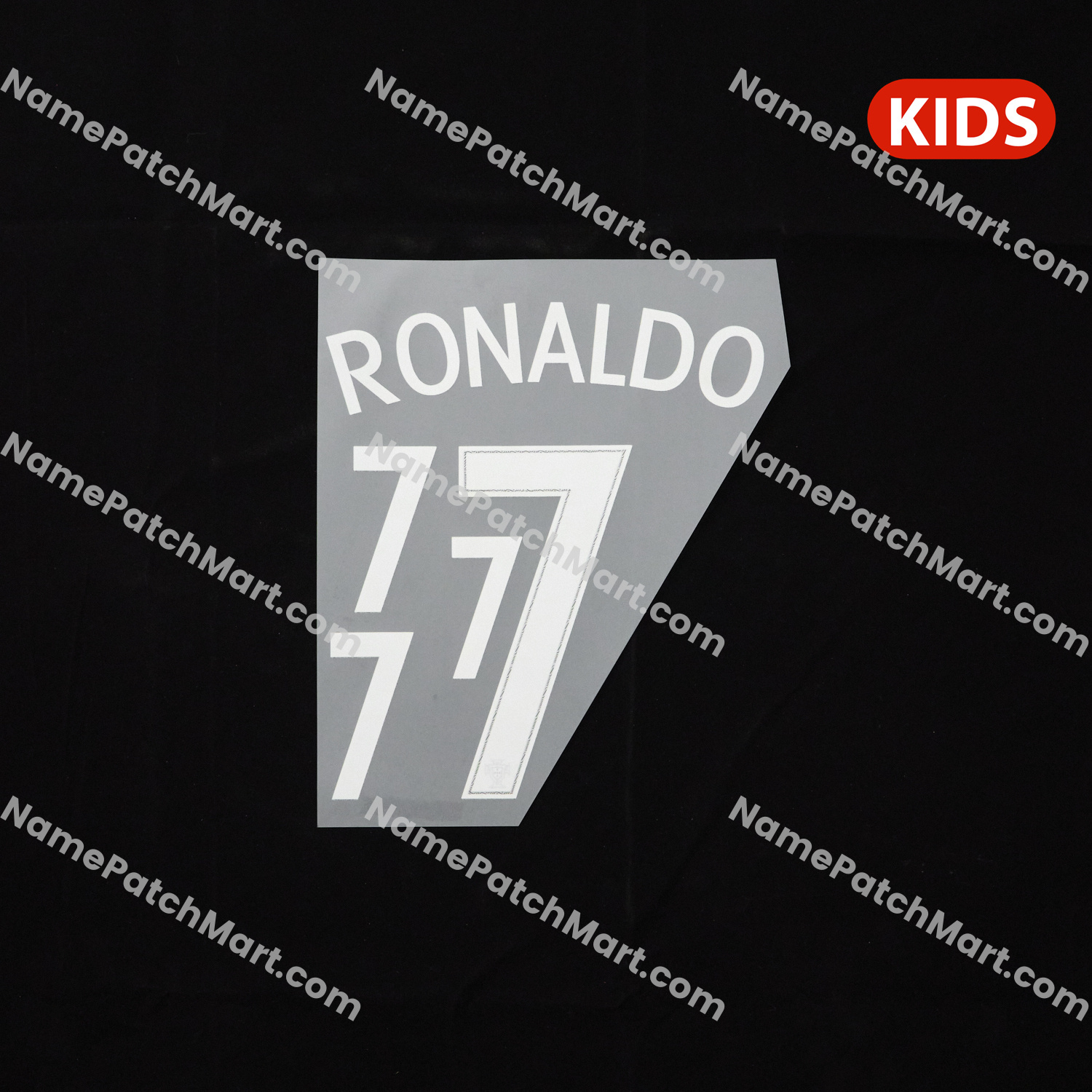 KIDS Ronaldo #7 - Portugal 2016 Home  | Name Number Set - NamePatchMart.COM