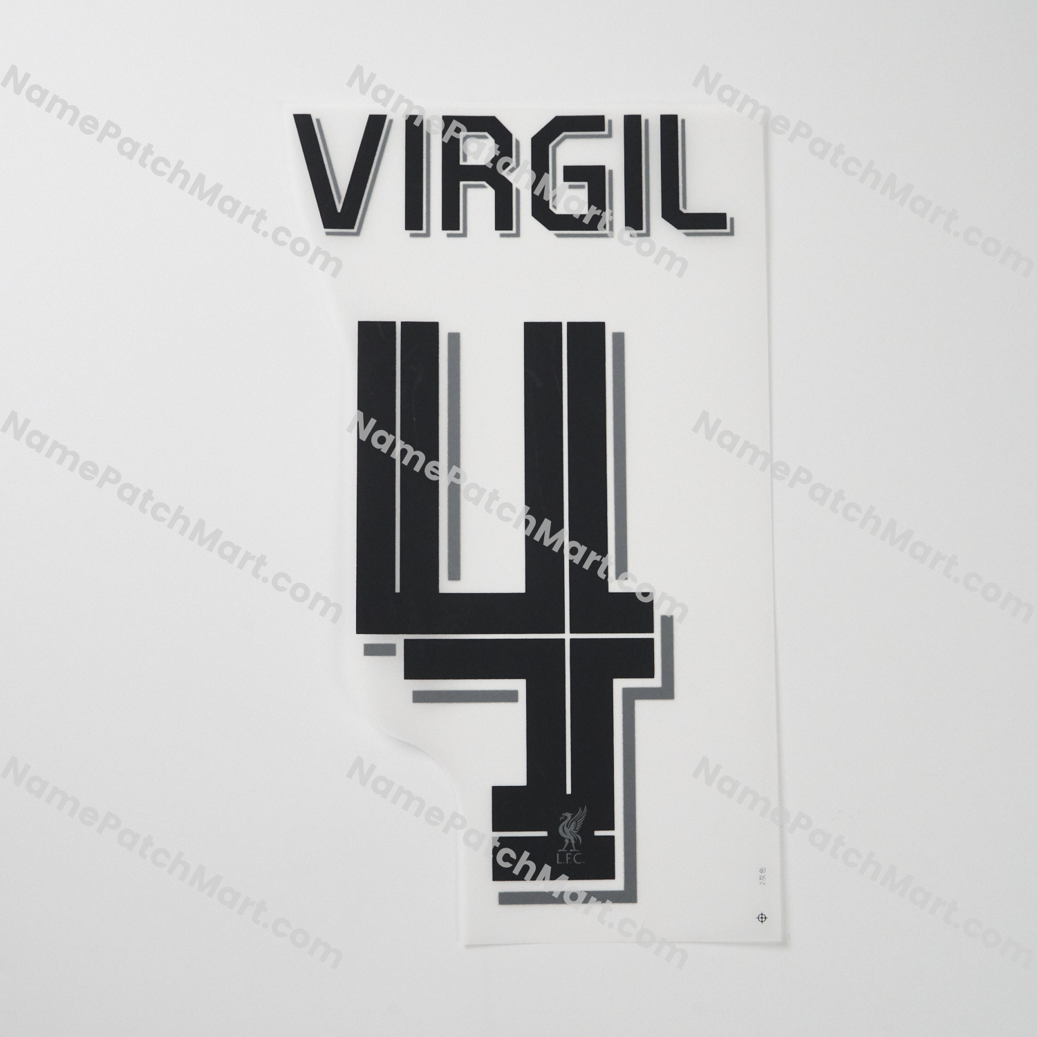 Virgil #4 (Champions League) - Liverpool 25-26 Away  | Name Number Set - NamePatchMart.COM