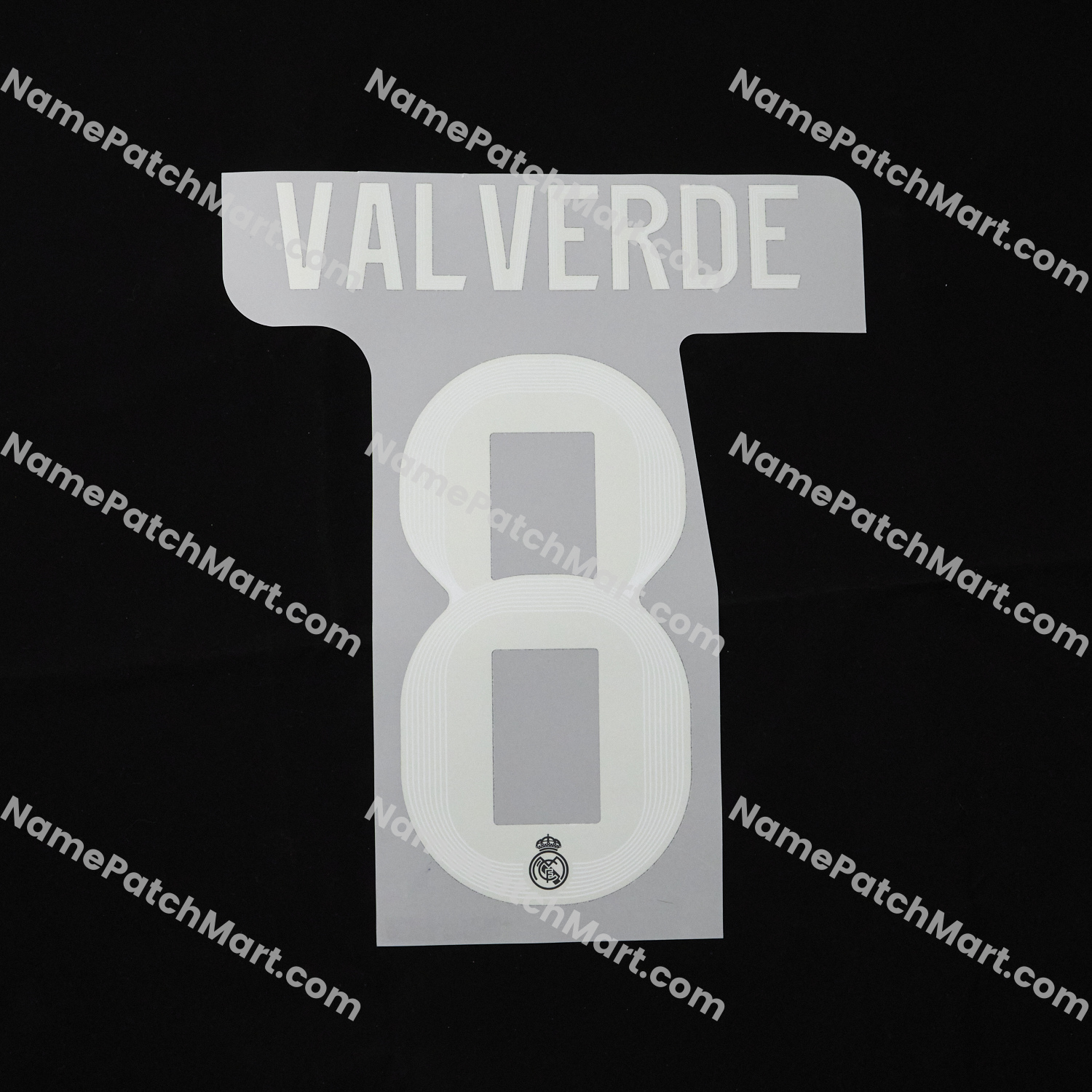Valverde #8 - Real Madrid 25-26 Away  | Name Number Set - NamePatchMart.COM