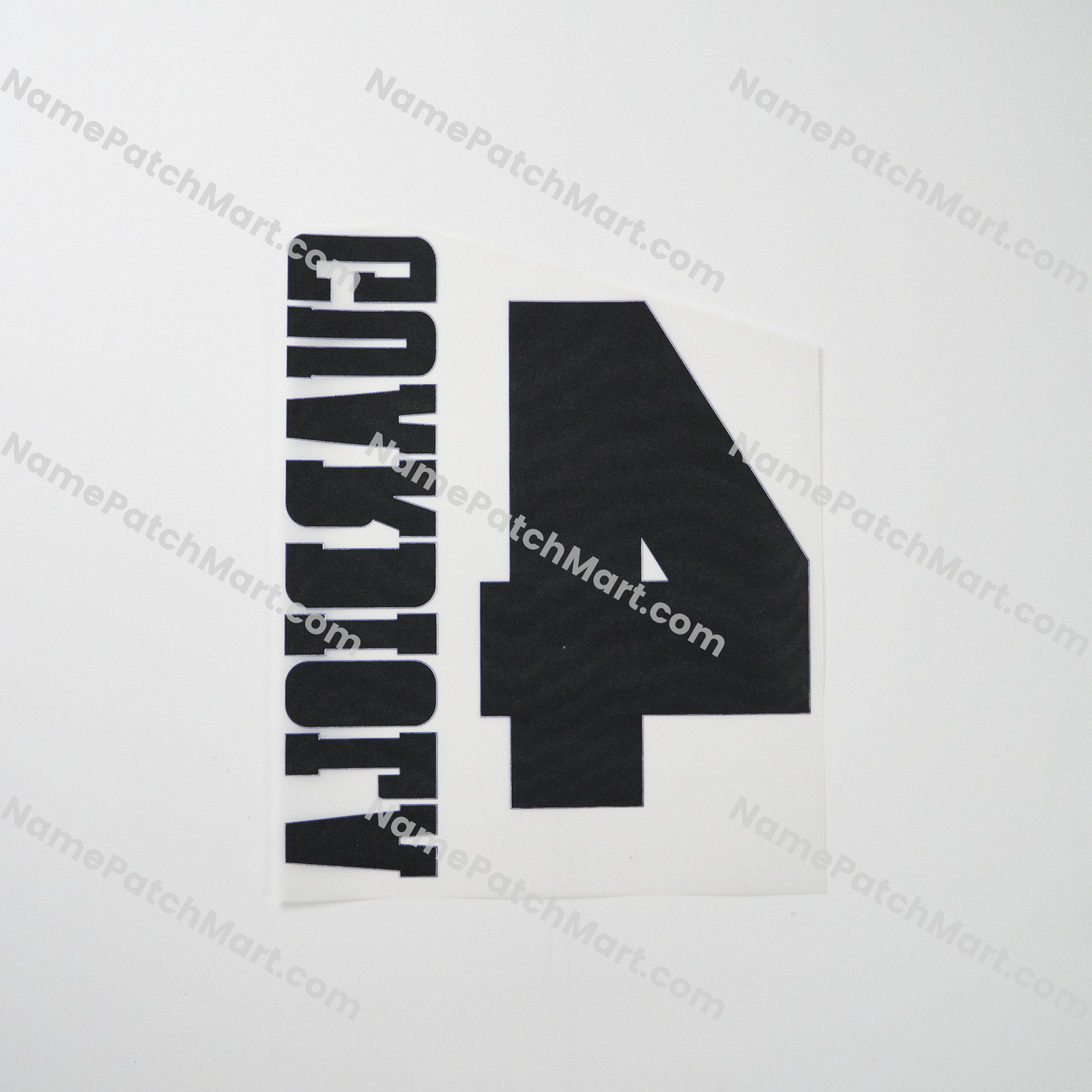 Guardiola #4 - Barcelona 1992-97 Home  | Name Number Set - NamePatchMart.COM