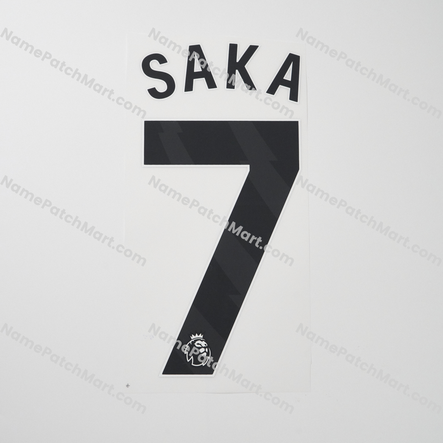 Saka #7 (Premier League) - Arsenal 25-26 Third  | Name Number Set - NamePatchMart.COM