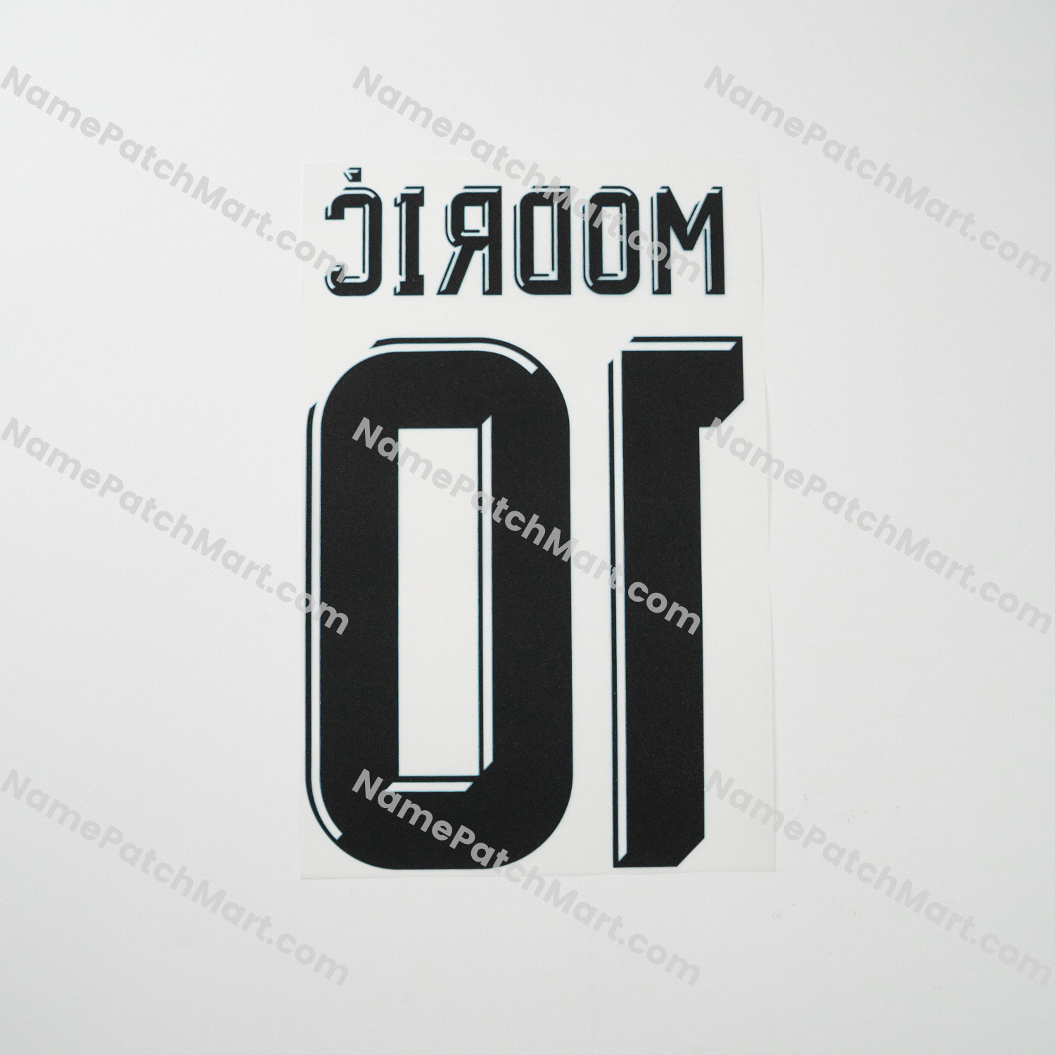 Modrić #10 (Champions League) - Real Madrid 2017-18 Home  | Name Number Set - NamePatchMart.COM