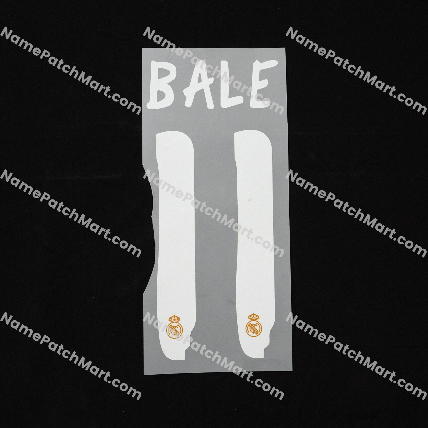 Bale #11 (Champions League) - Real Madrid 2013-14 Away  | Name Number Set - NamePatchMart.COM